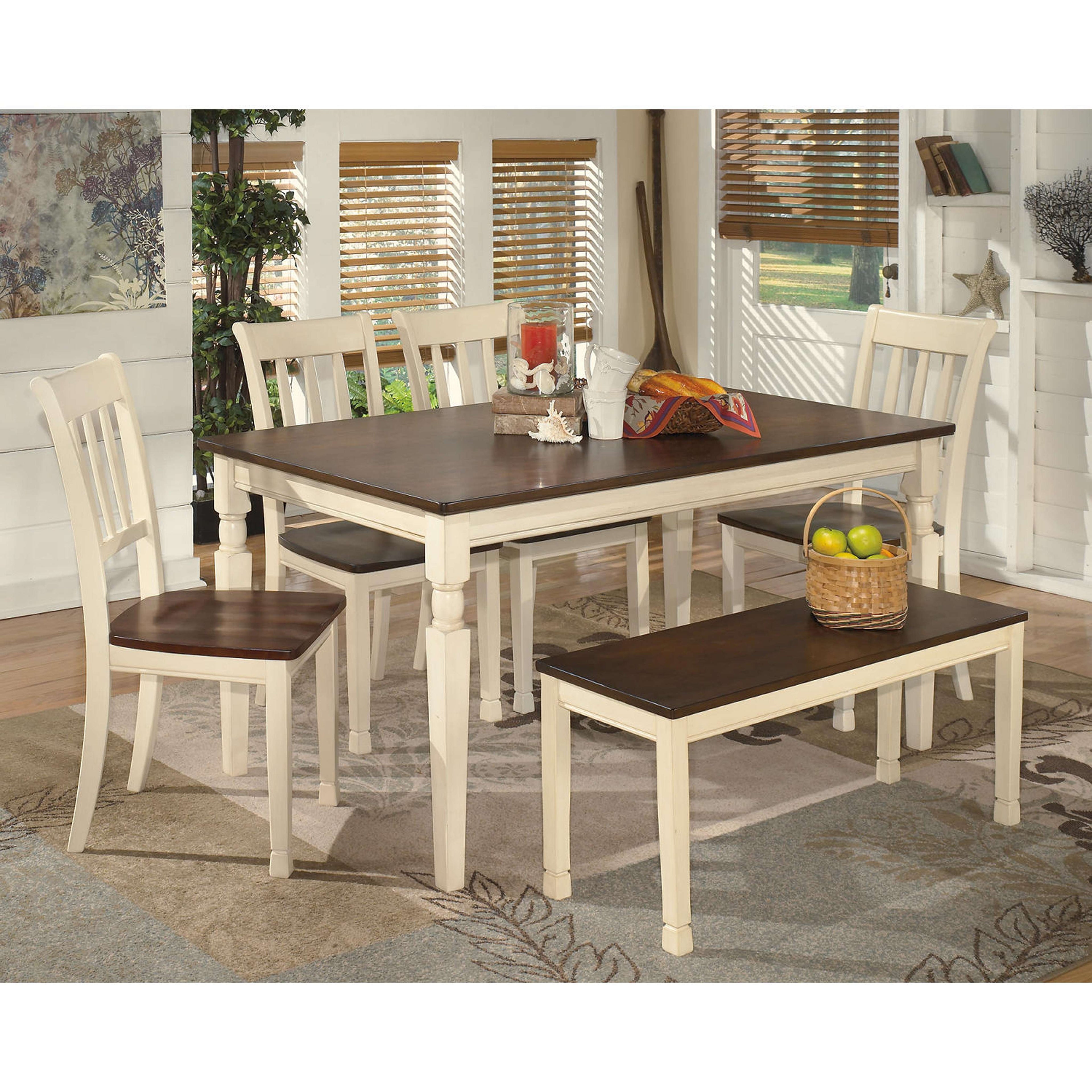 Table à manger Whitesburg - Marron/Blanc Cottage - (D583-25)