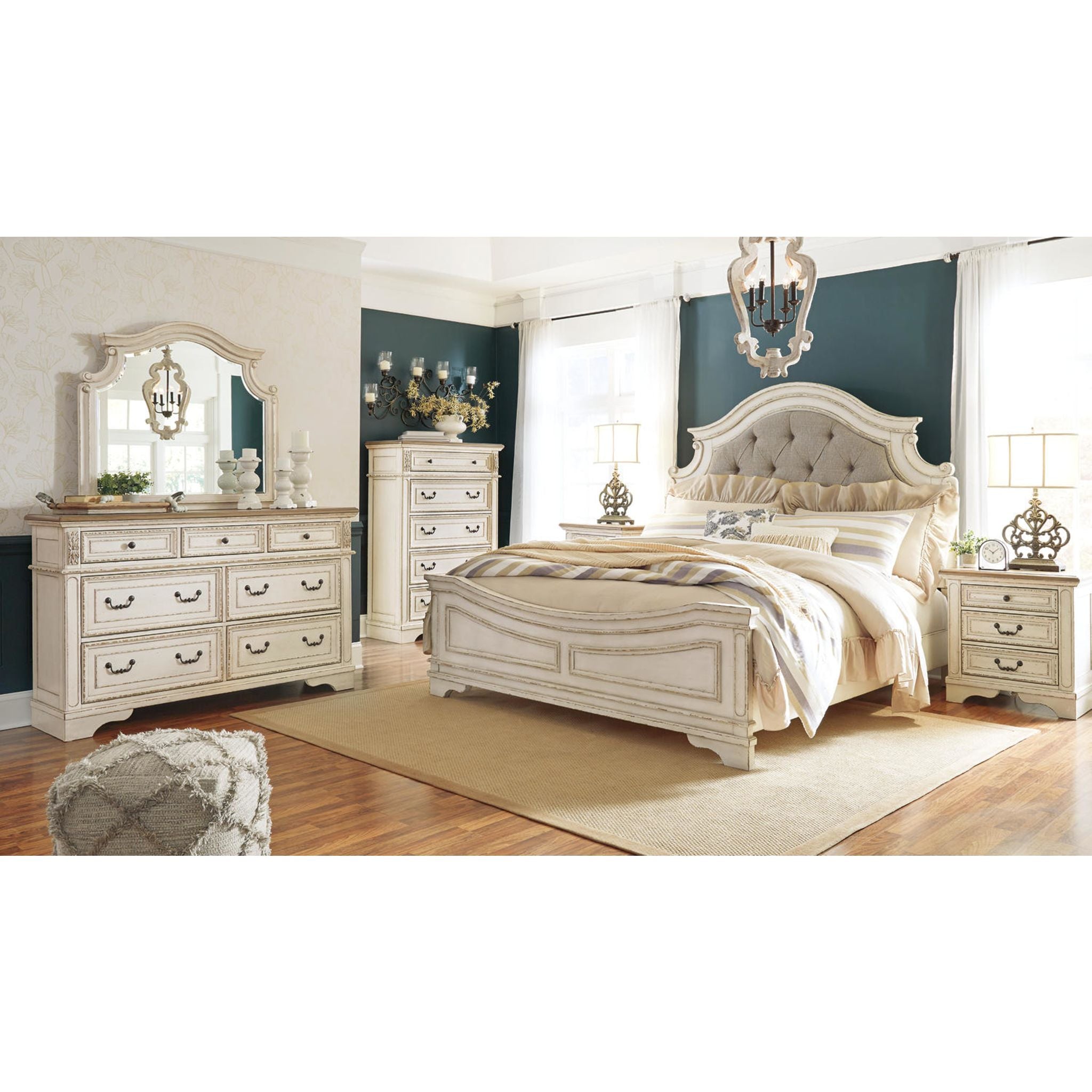 Table de chevet Realyn - Blanc
