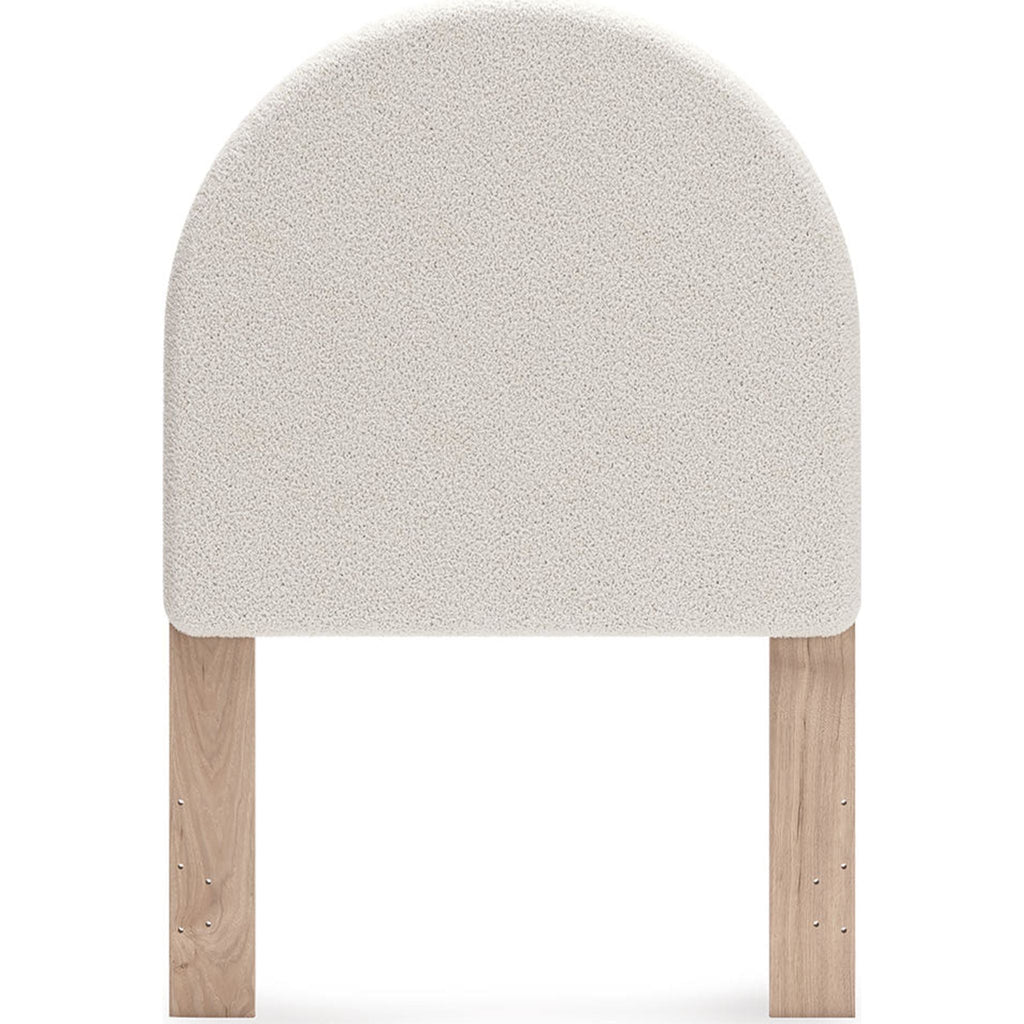 Tête de lit rembourrée Arloster - Blanc/Tan