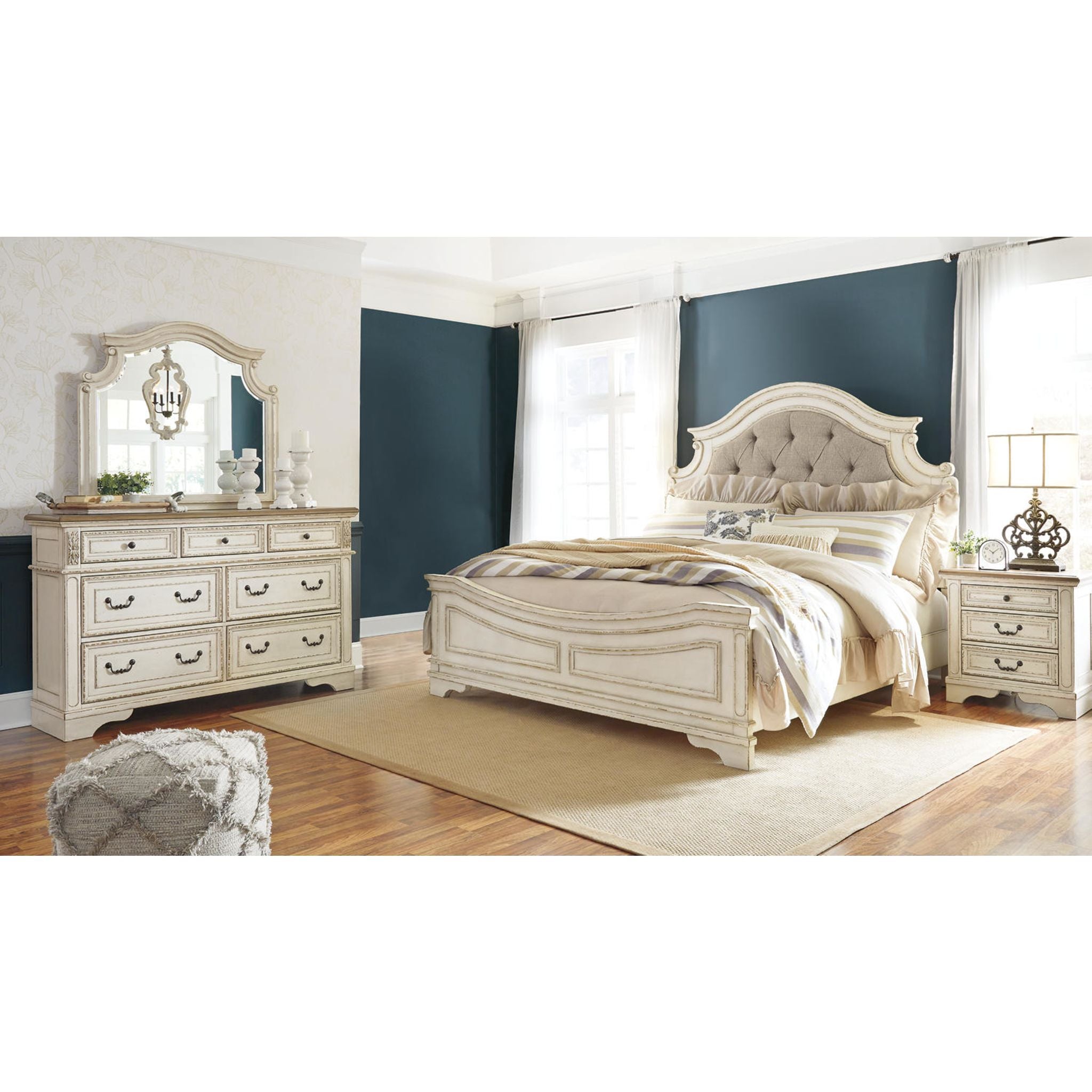 Table de chevet Realyn - Blanc