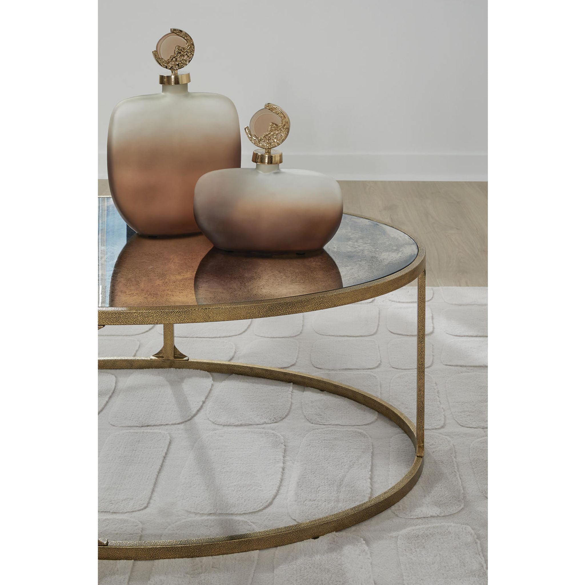 Table Basse Korajane - Or Antique
