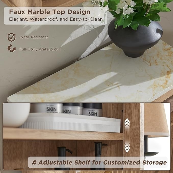 Modern Bathroom Wall Cabinet, Medicine Cabinet, Wall Storage Organizer