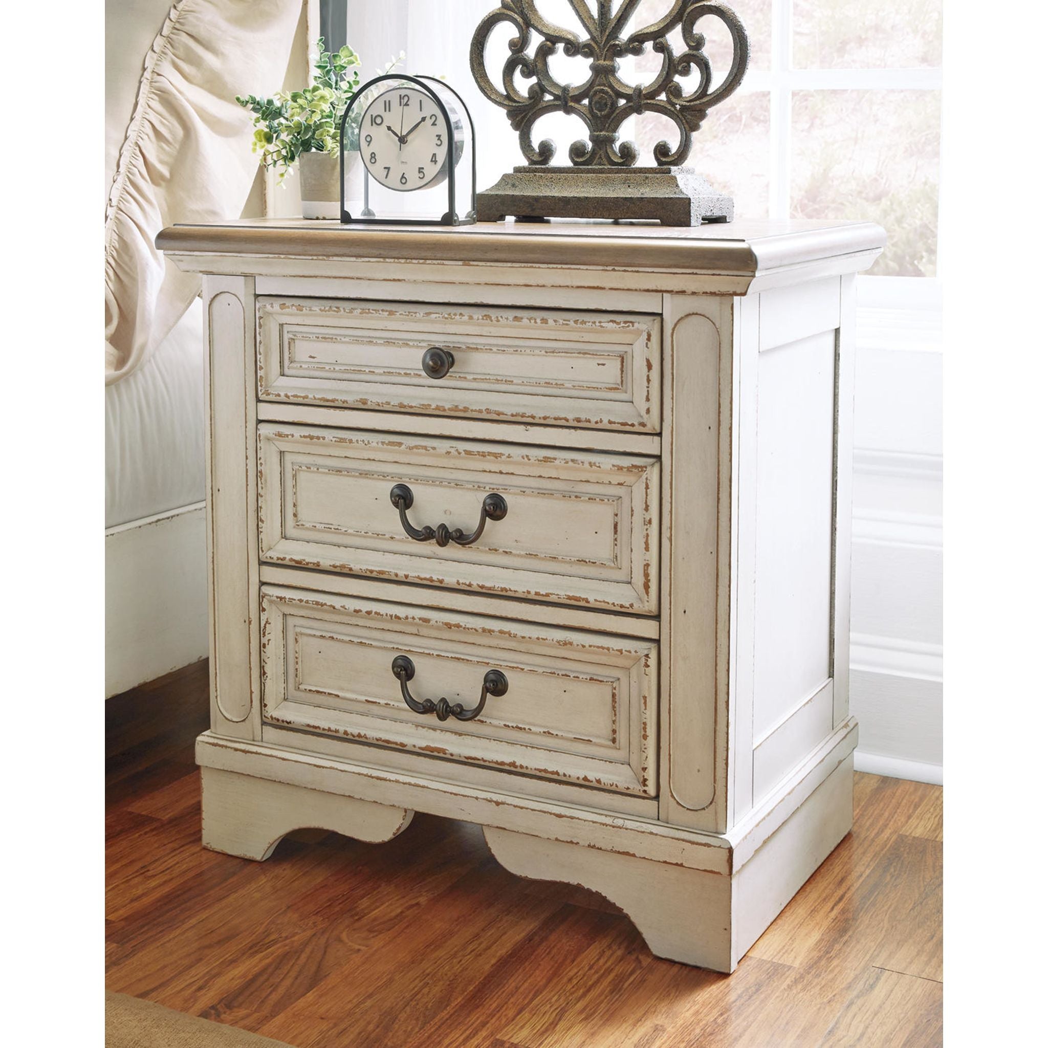 Table de chevet Realyn - Blanc