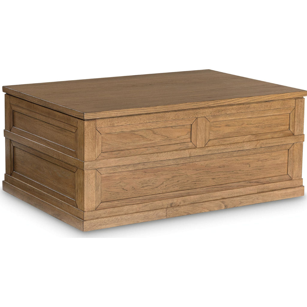 Table basse rectangulaire relevable Sharlance - Marron clair