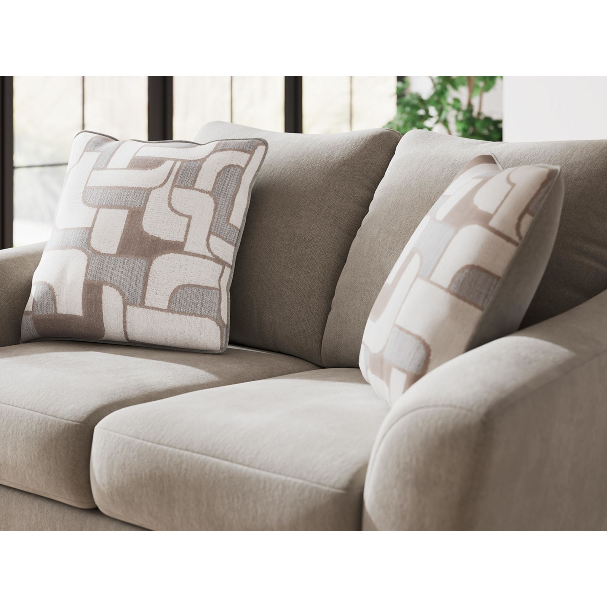 Causeuse Willarae - Taupe
