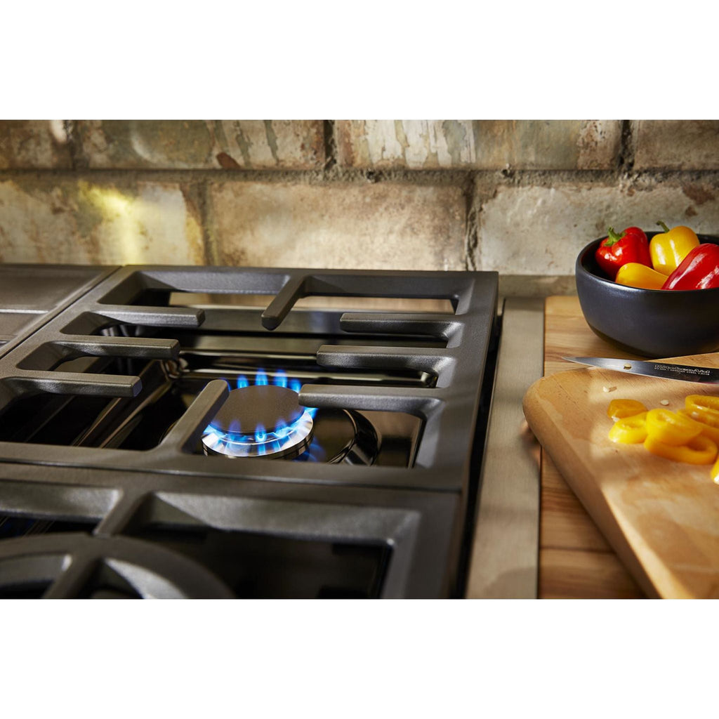 Table de cuisson à gaz KitchenAid 30 (KCGC500JSS) - Acier inoxydable