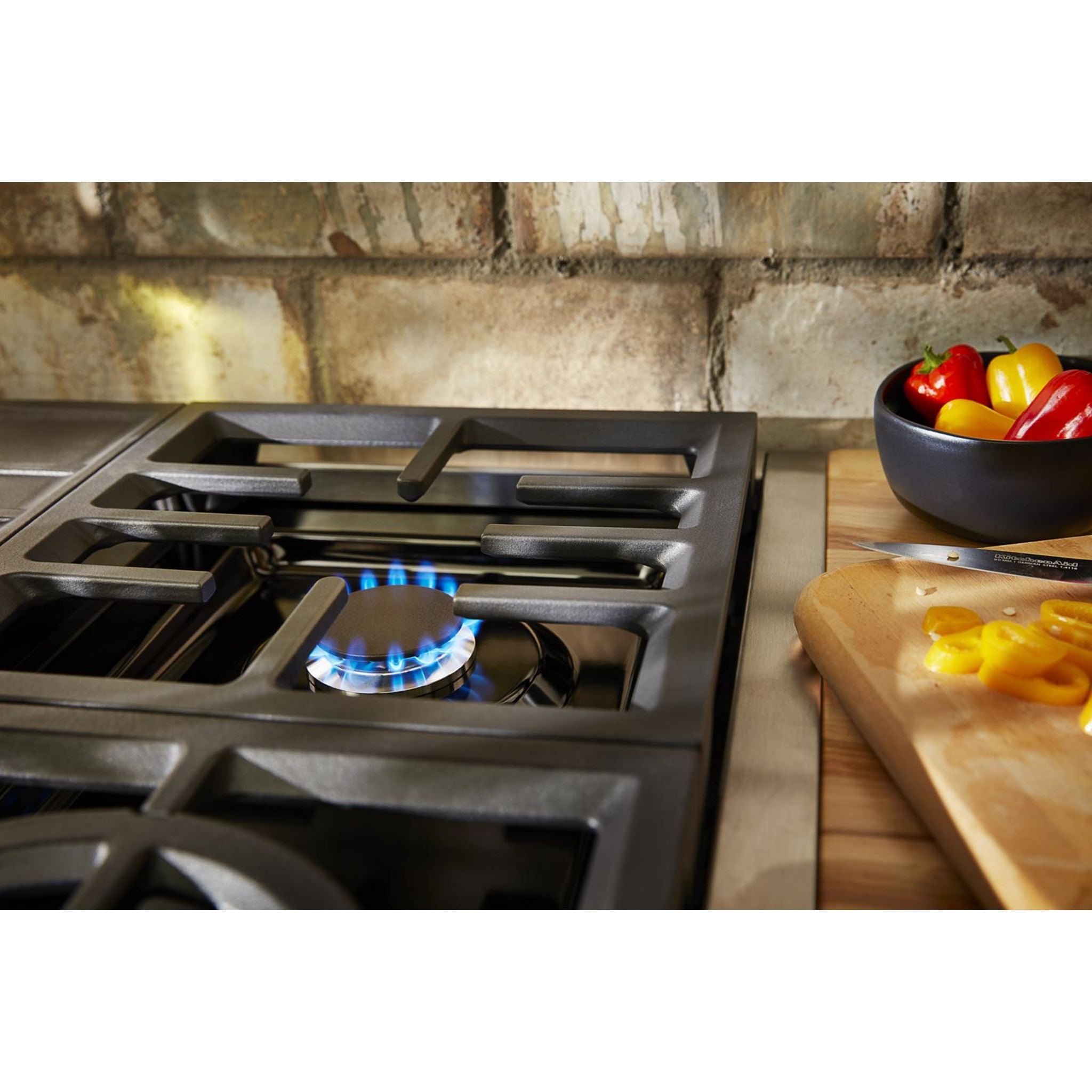 Table de cuisson à gaz KitchenAid 30 (KCGC500JSS) - Acier inoxydable