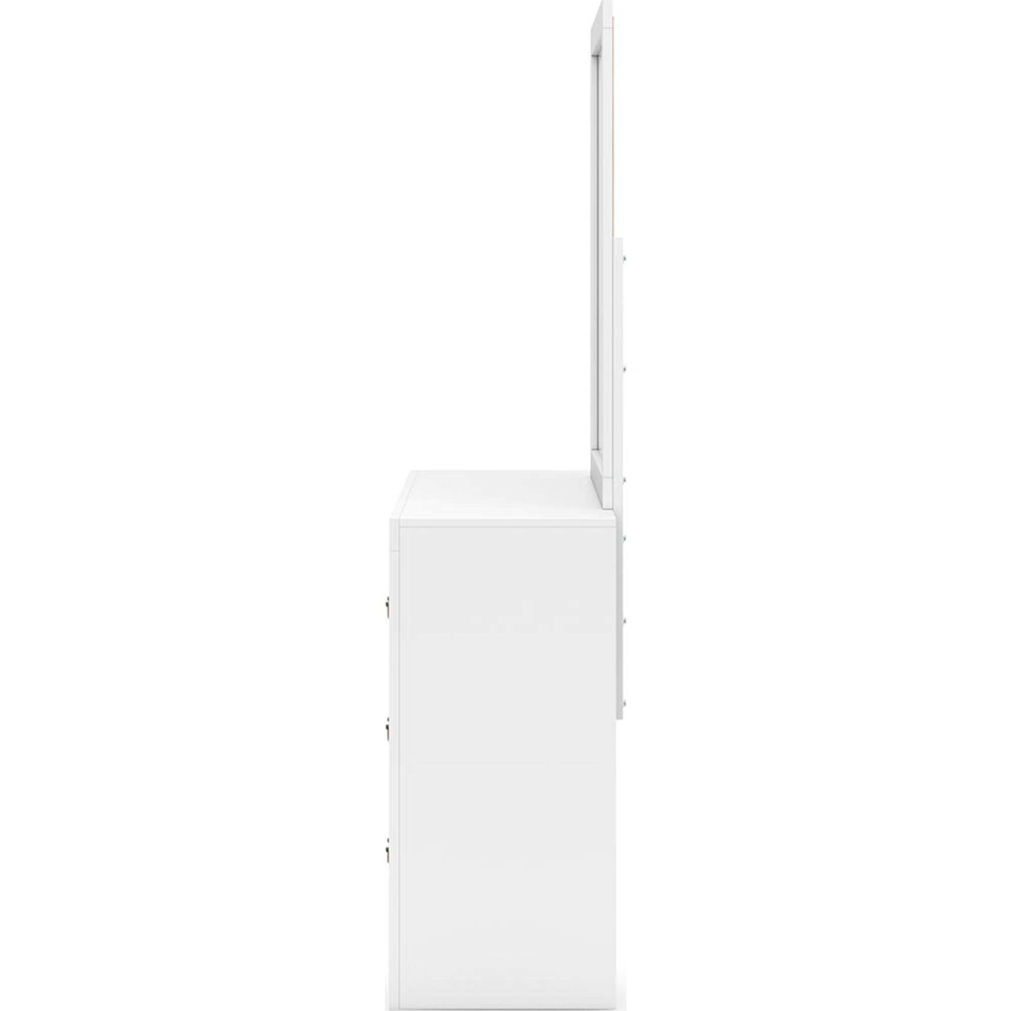 Chambre à coucher Binterglen 6 pièces avec deux lits simples - Blanc