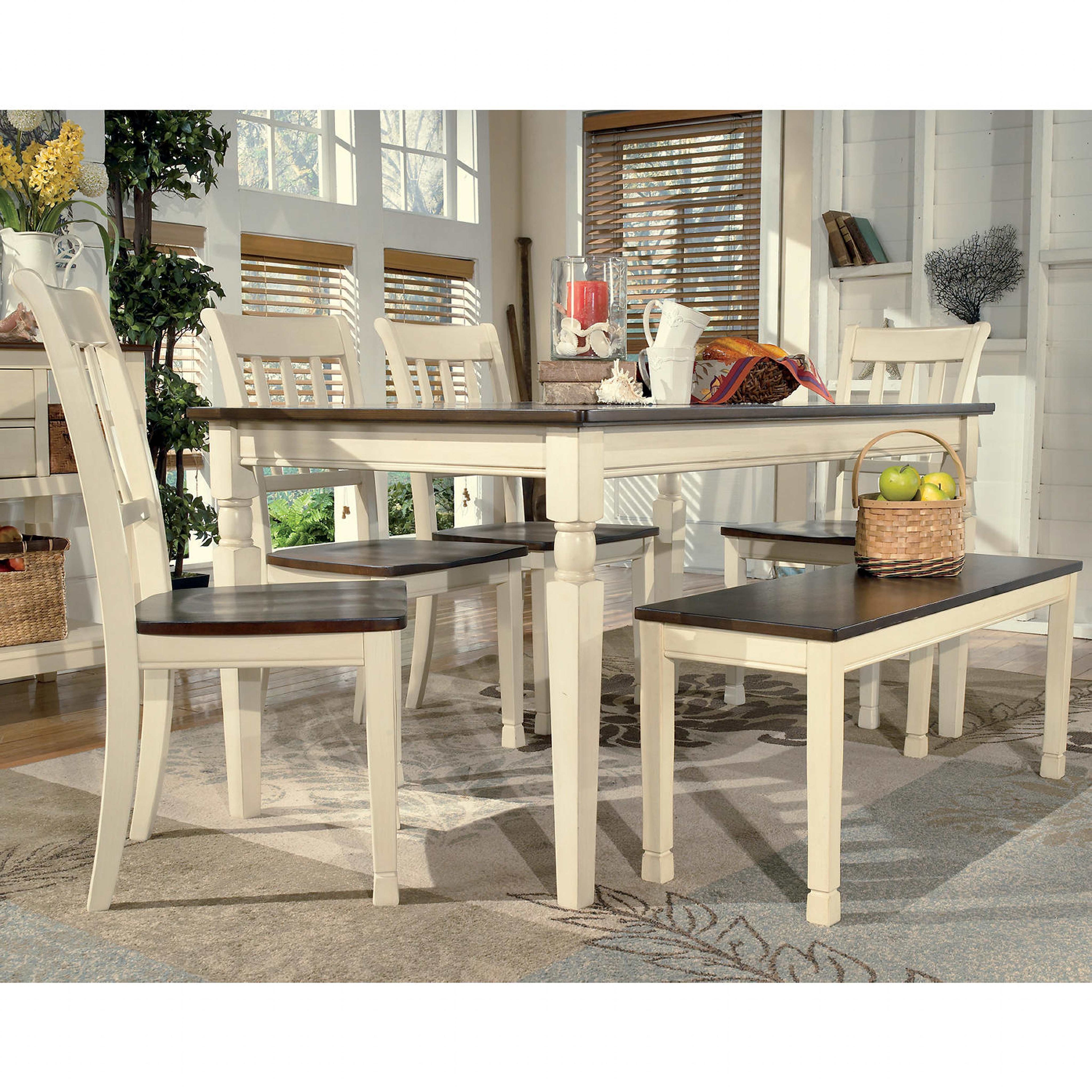 Table à manger Whitesburg - Marron/Blanc Cottage - (D583-25)