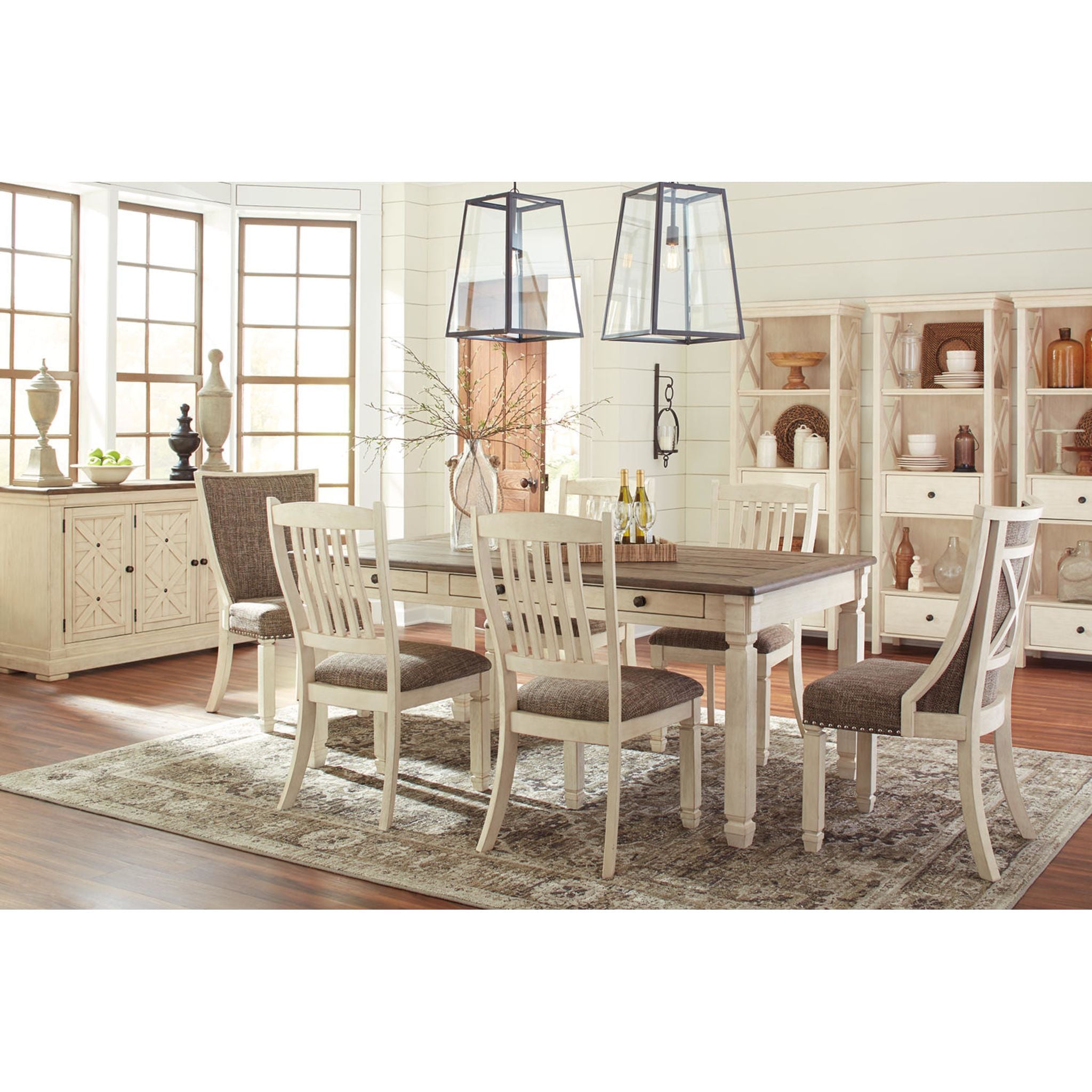 Chaise d'appoint Bolanburg - Bicolore - (D647-02)