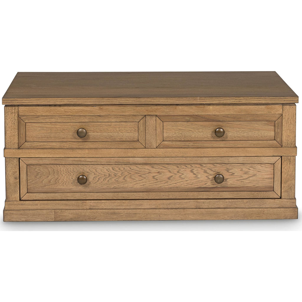 Table basse rectangulaire relevable Sharlance - Marron clair