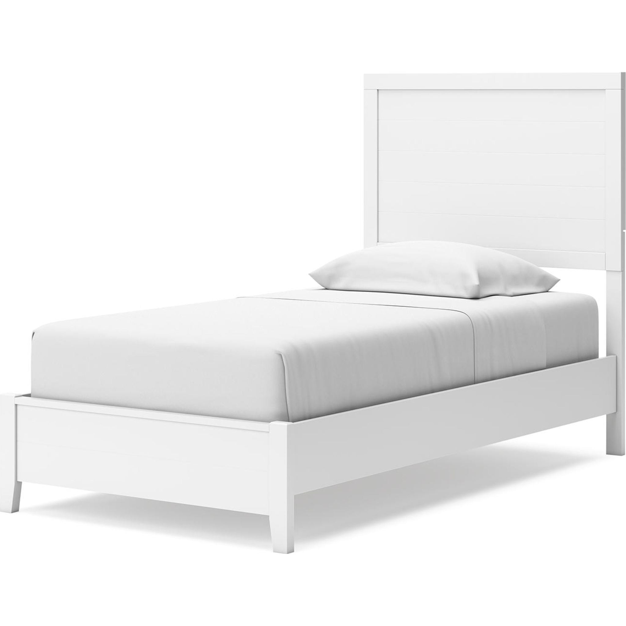 Chambre à coucher Binterglen 6 pièces avec deux lits simples - Blanc