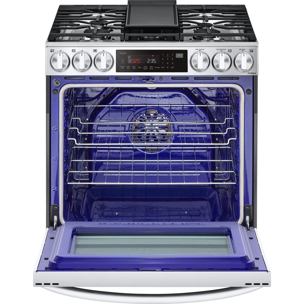 Cuisinière à gaz LG (LSGL6335F) - Acier inoxydable
