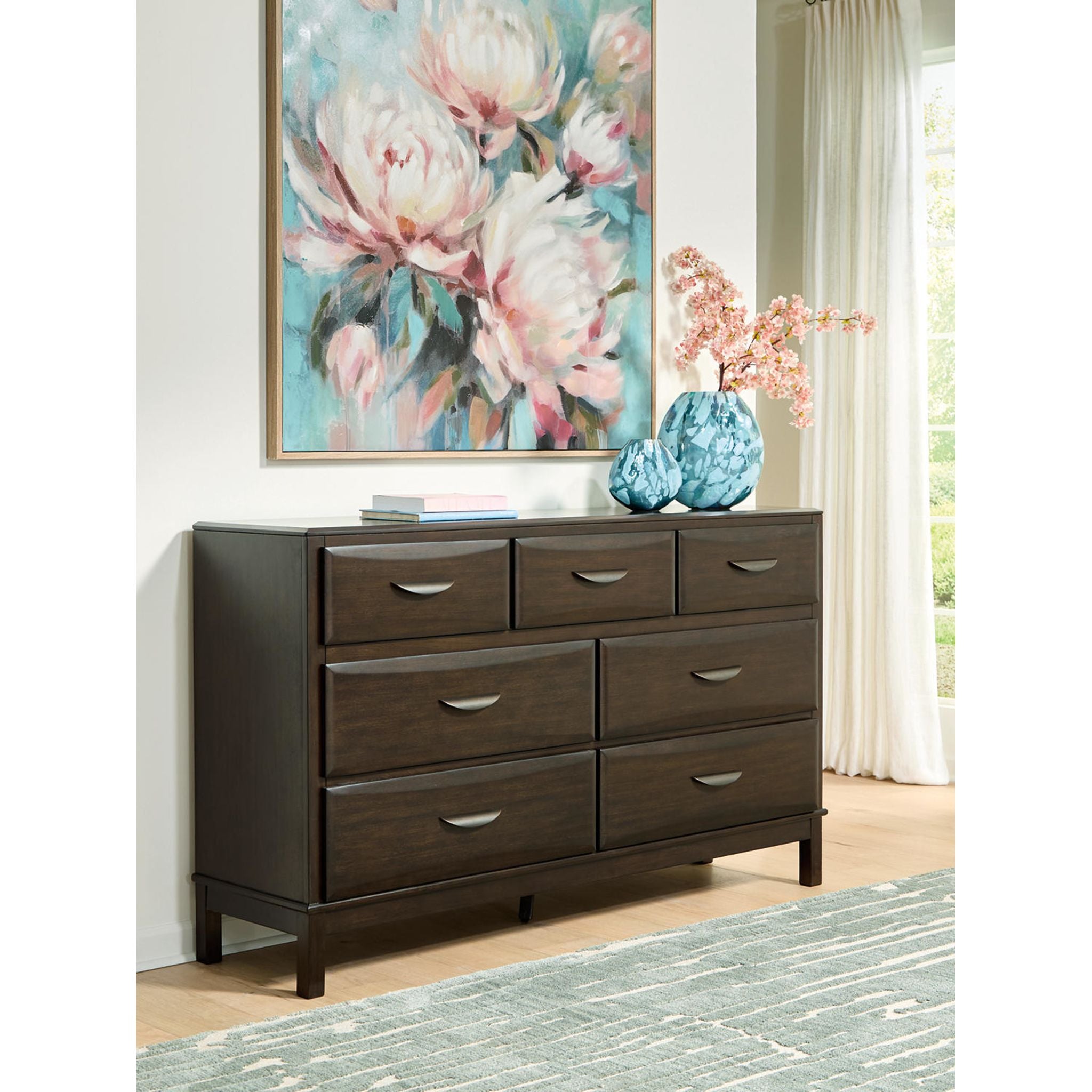 Commode Vanmore - Marron foncé