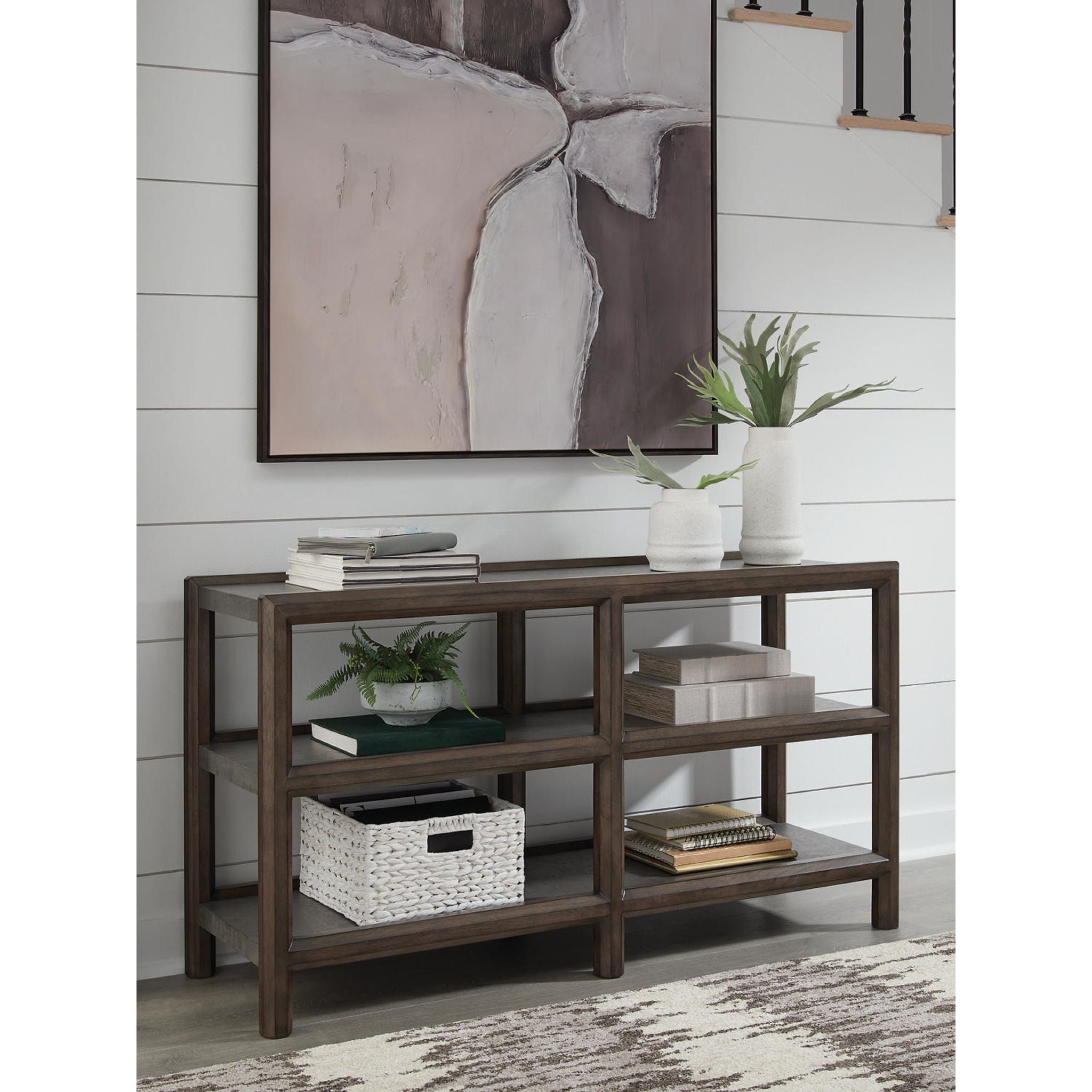 Table basse Kallenny - Marron/Gris
