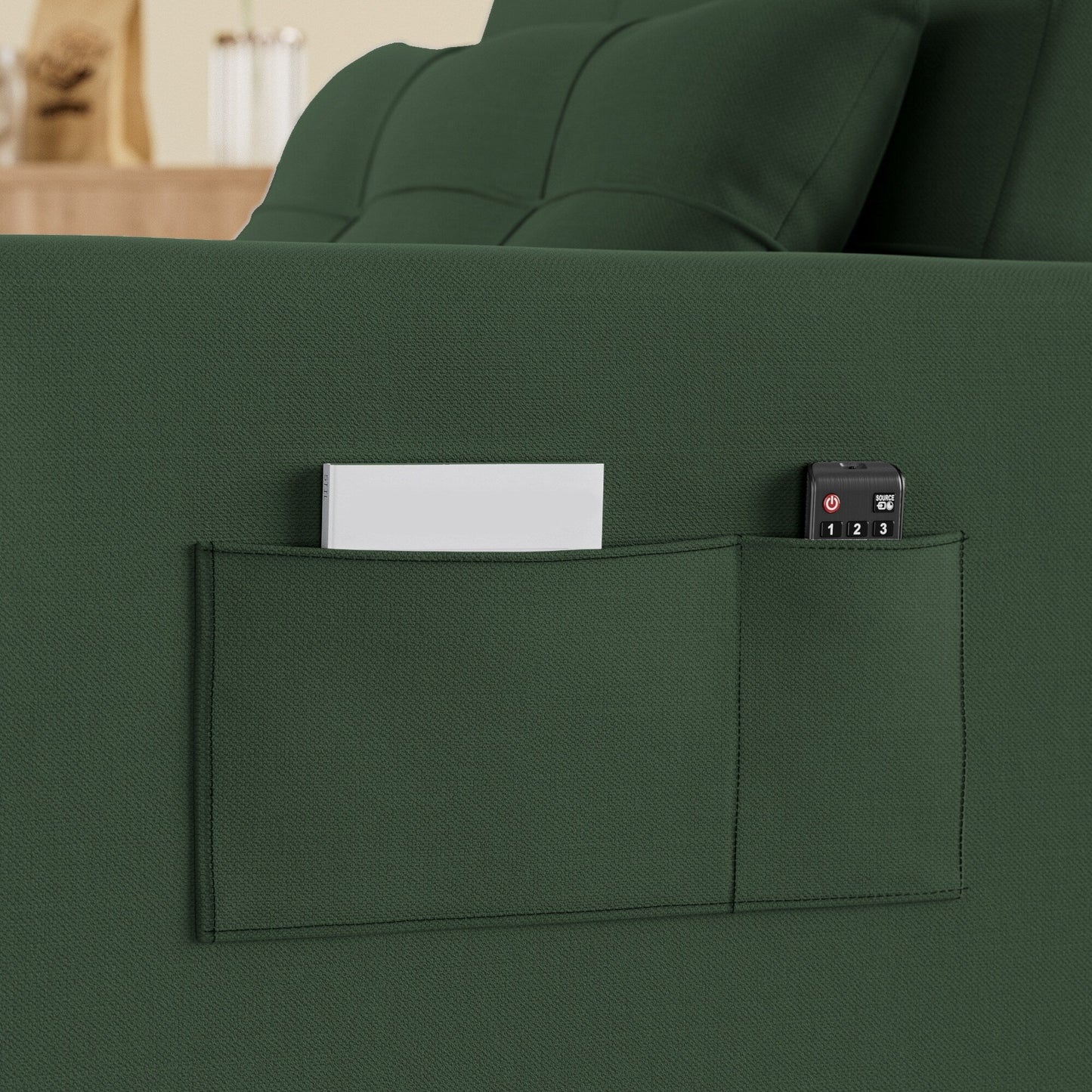 Canapé-lit 3 en 1 réglable, canapé-lit gigogne, convertible et pliable pour salon