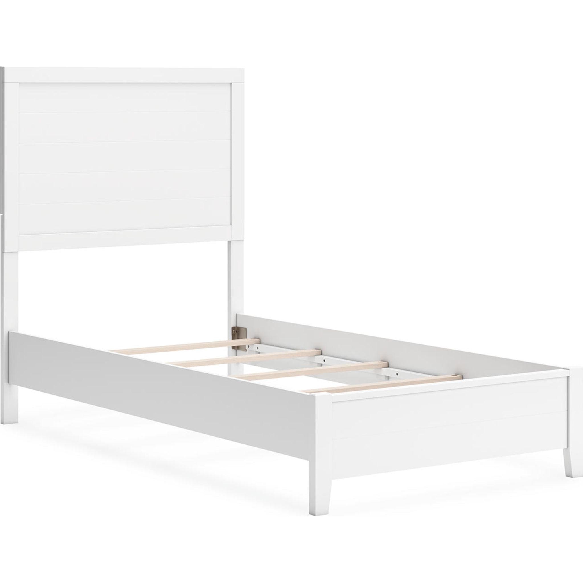 Chambre à coucher Binterglen 6 pièces avec deux lits simples - Blanc