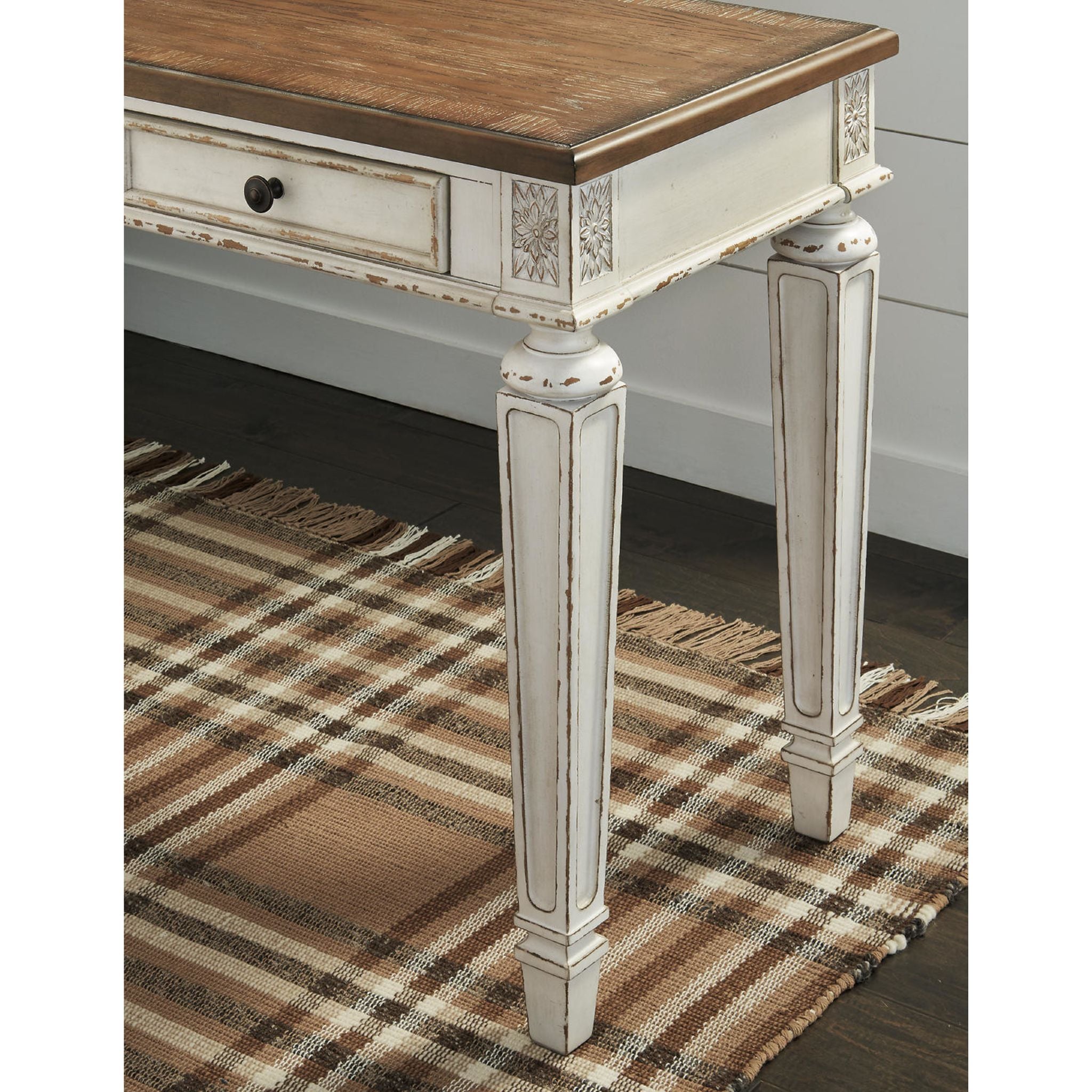 Bureau Realyn - Blanc/Marron