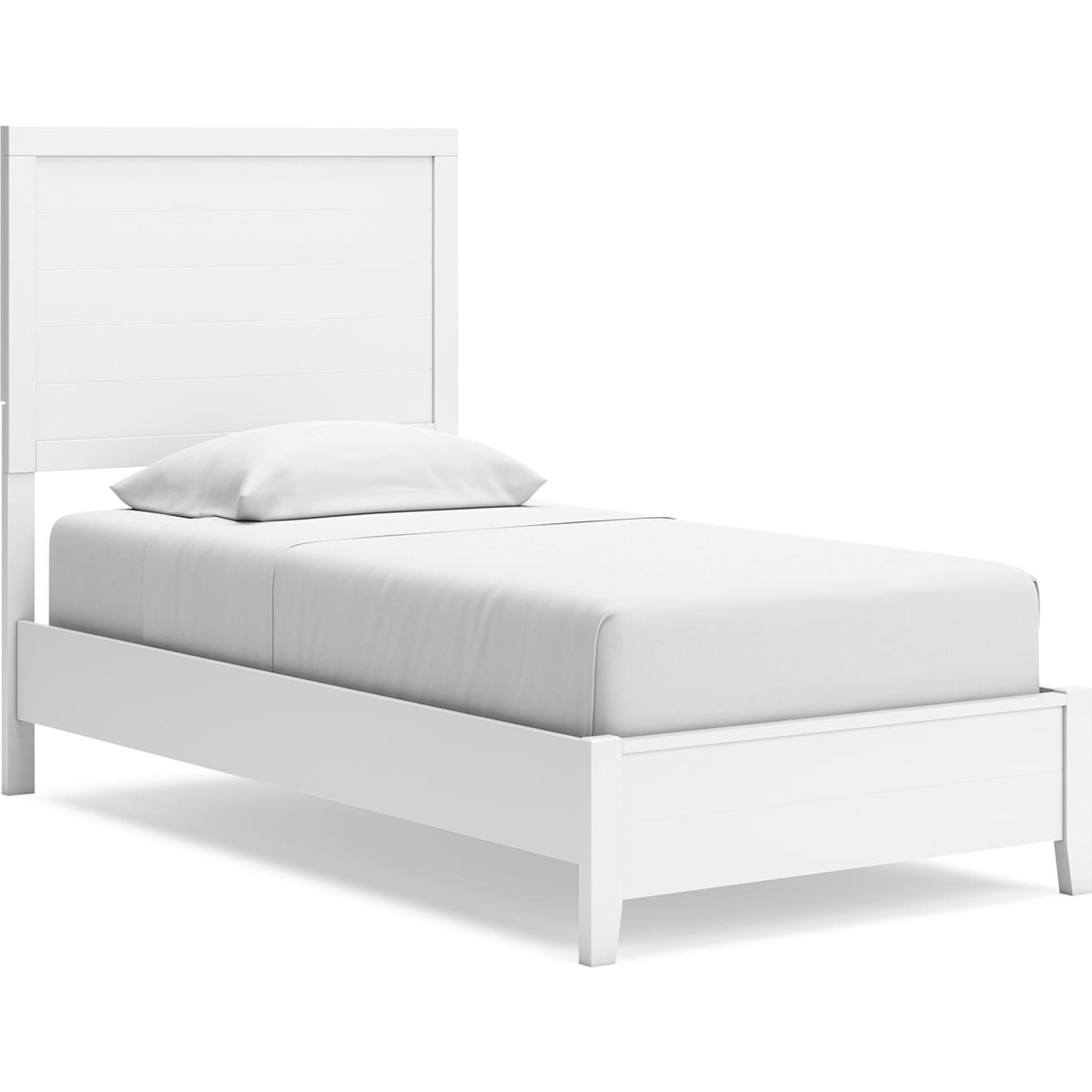 Chambre à coucher Binterglen 6 pièces avec deux lits simples - Blanc