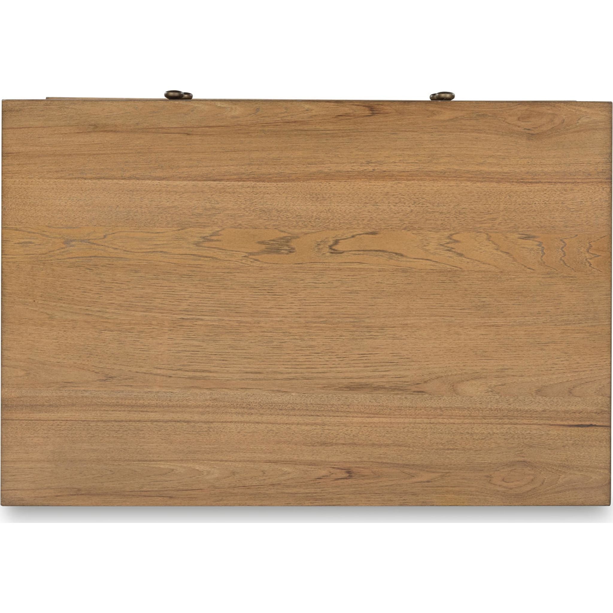 Table basse rectangulaire relevable Sharlance - Marron clair