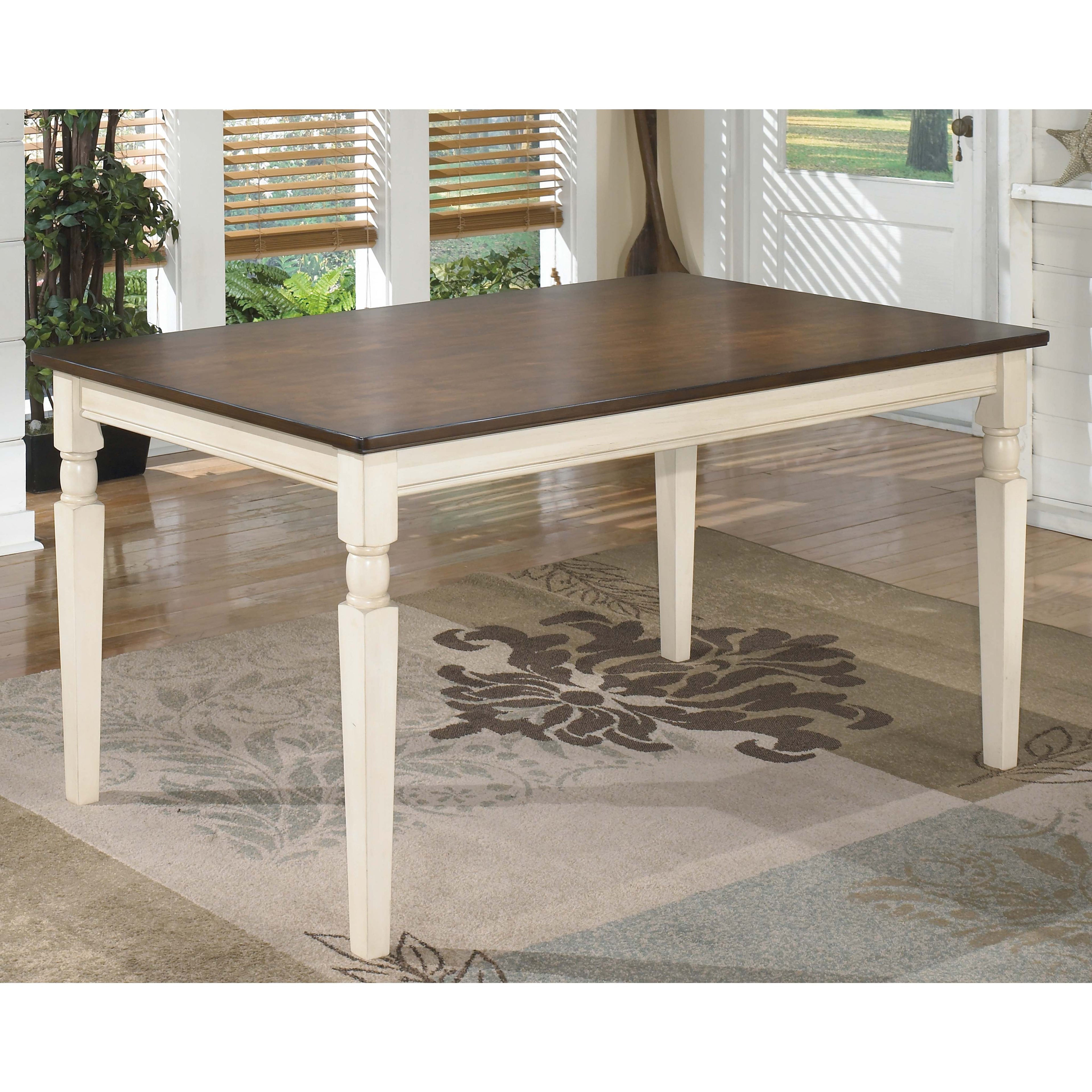 Table à manger Whitesburg - Marron/Blanc Cottage - (D583-25)