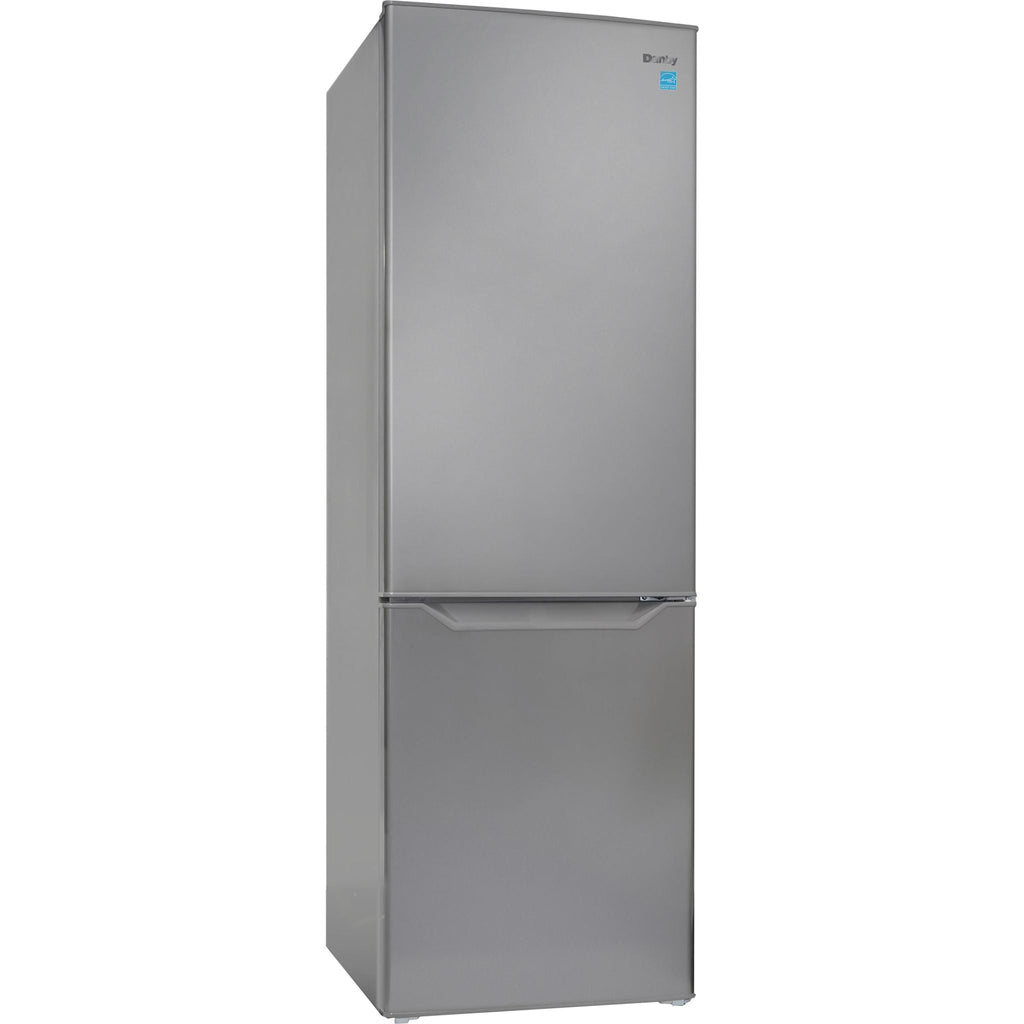 Réfrigérateur à congélateur inférieur Danby (DBMF100B1SLDB) - Aspect inox