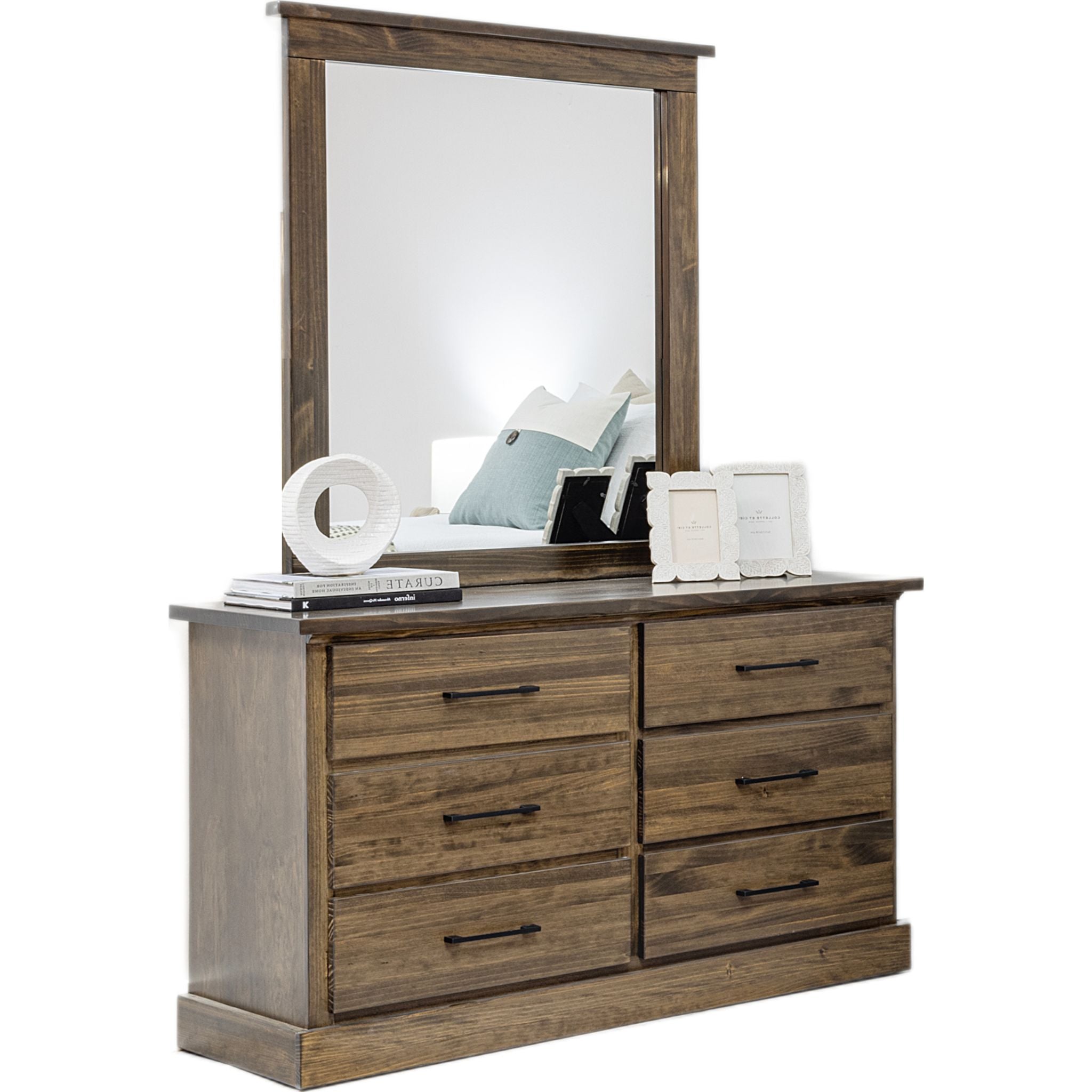 Chambre à coucher Vera 6 pièces avec rangement complet - Truffe