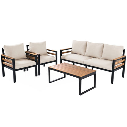 4-Piece Outdoor Furniture Sofa Set
