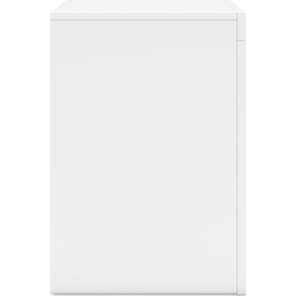 Chambre à coucher Binterglen 6 pièces avec deux lits simples - Blanc