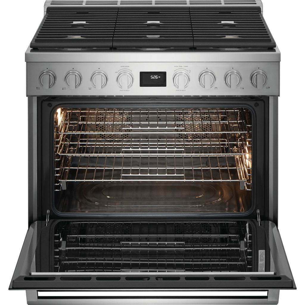 Cuisinière à gaz Electrolux (ECFD3668AS) - Acier inoxydable