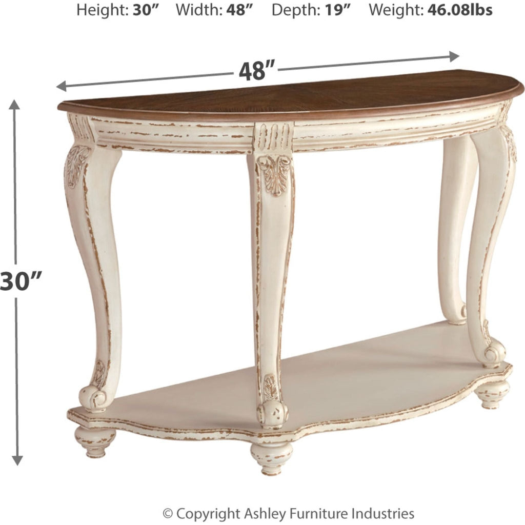 Table basse Meinertz - Blanc/Marron