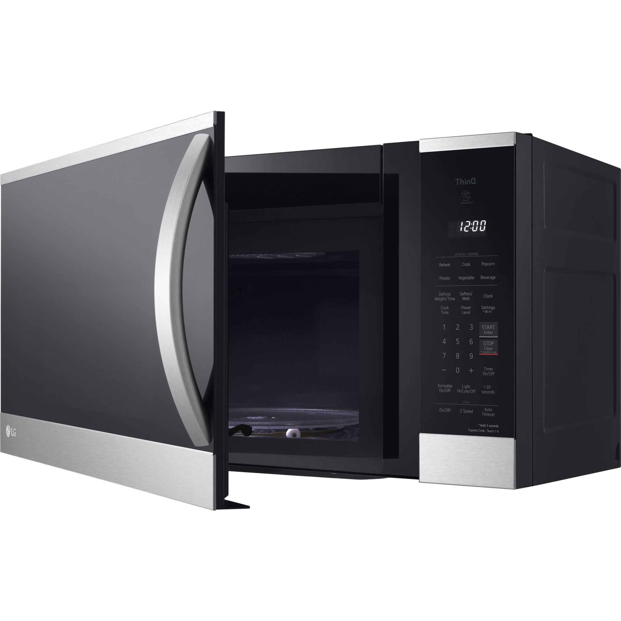 Micro-ondes LG OTR (MVEM1825F) - Acier inoxydable