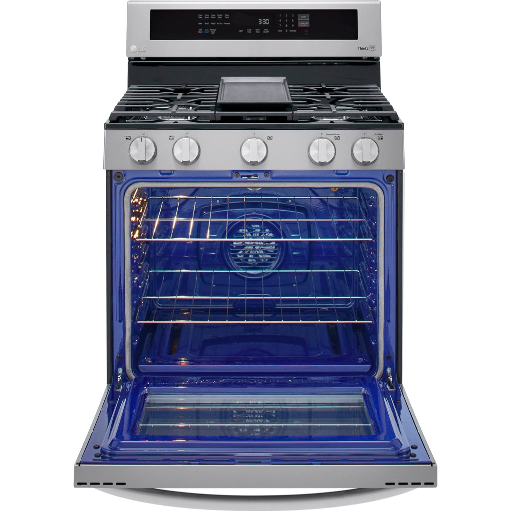 Cuisinière à gaz LG (LRGL5825F) - Acier inoxydable