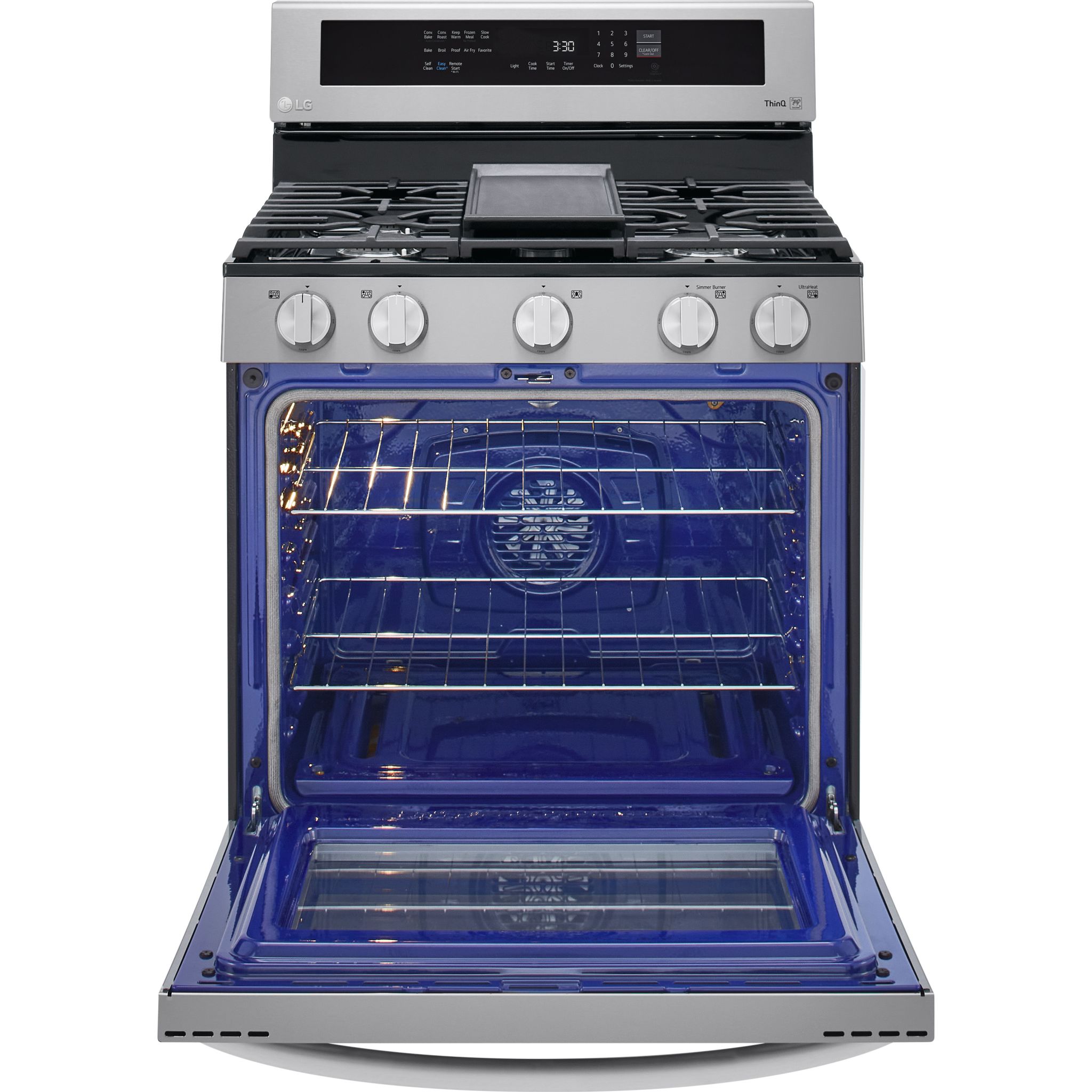 Cuisinière à gaz LG (LRGL5825F) - Acier inoxydable