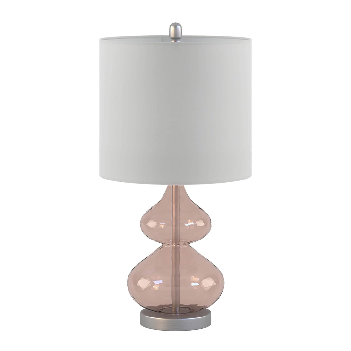 Ellipse Curved Gourd Glass Table Lamp, Set of 2