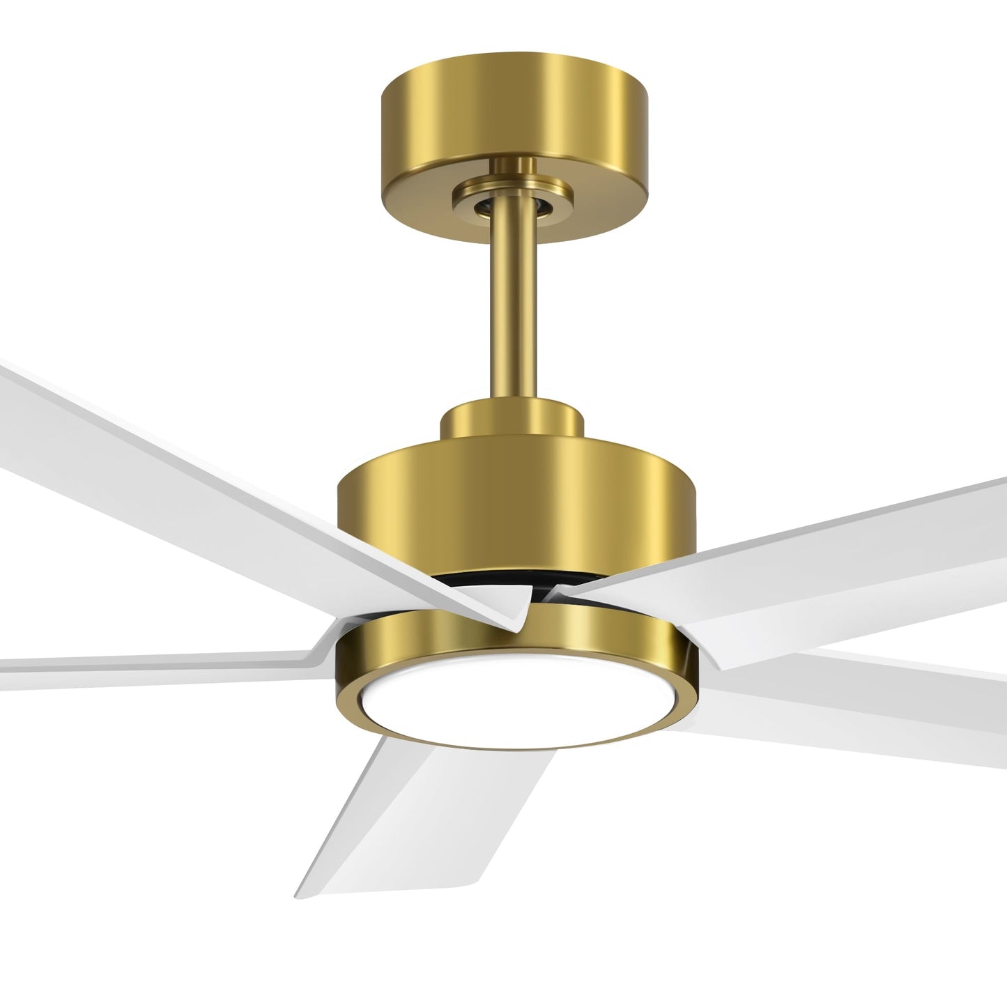 Ventilateur de plafond LED Breezary 65/52/42 à 5 pales avec kit d'éclairage et télécommande