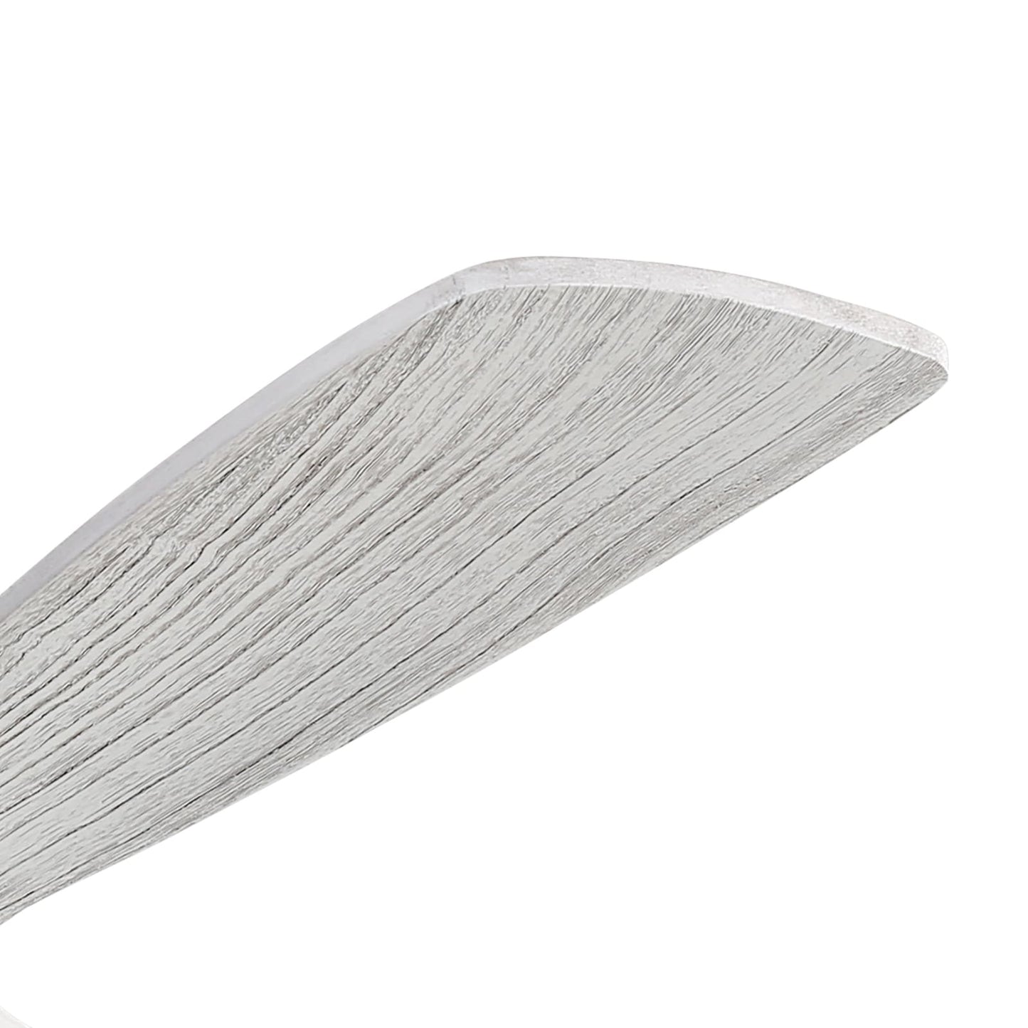 Ventilateur de plafond moderne en bois massif/ABS de 52 pouces avec télécommande (sans lumière), 6 vitesses de vent, flux d'air réversible