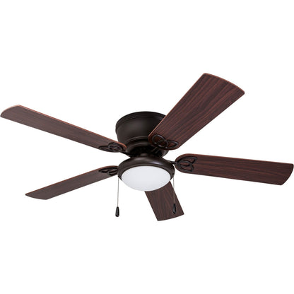 52 Prominence Home Benton Traditional Indoor LED Ceiling Fan with Light, Pull Chains