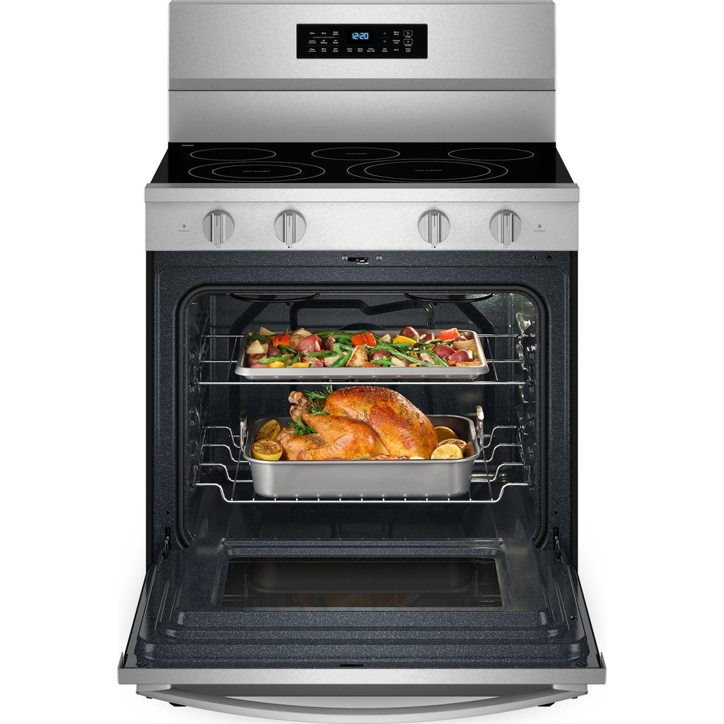 Cuisinière électrique Whirlpool 30 po (YWFES7030SZ) - Acier inoxydable résistant aux traces de doigts