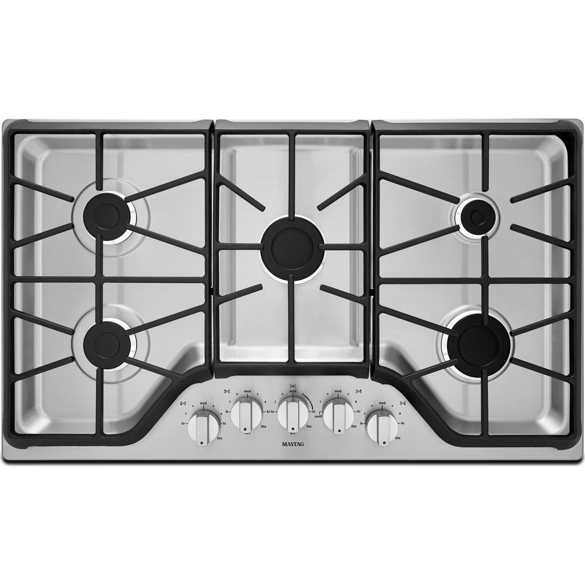 Table de cuisson à gaz Maytag 36 (MGC7536DS) - Acier inoxydable