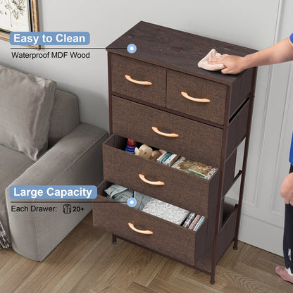 6-drawer Chest Vertical Dresser Storage Tower by Crestlive Products