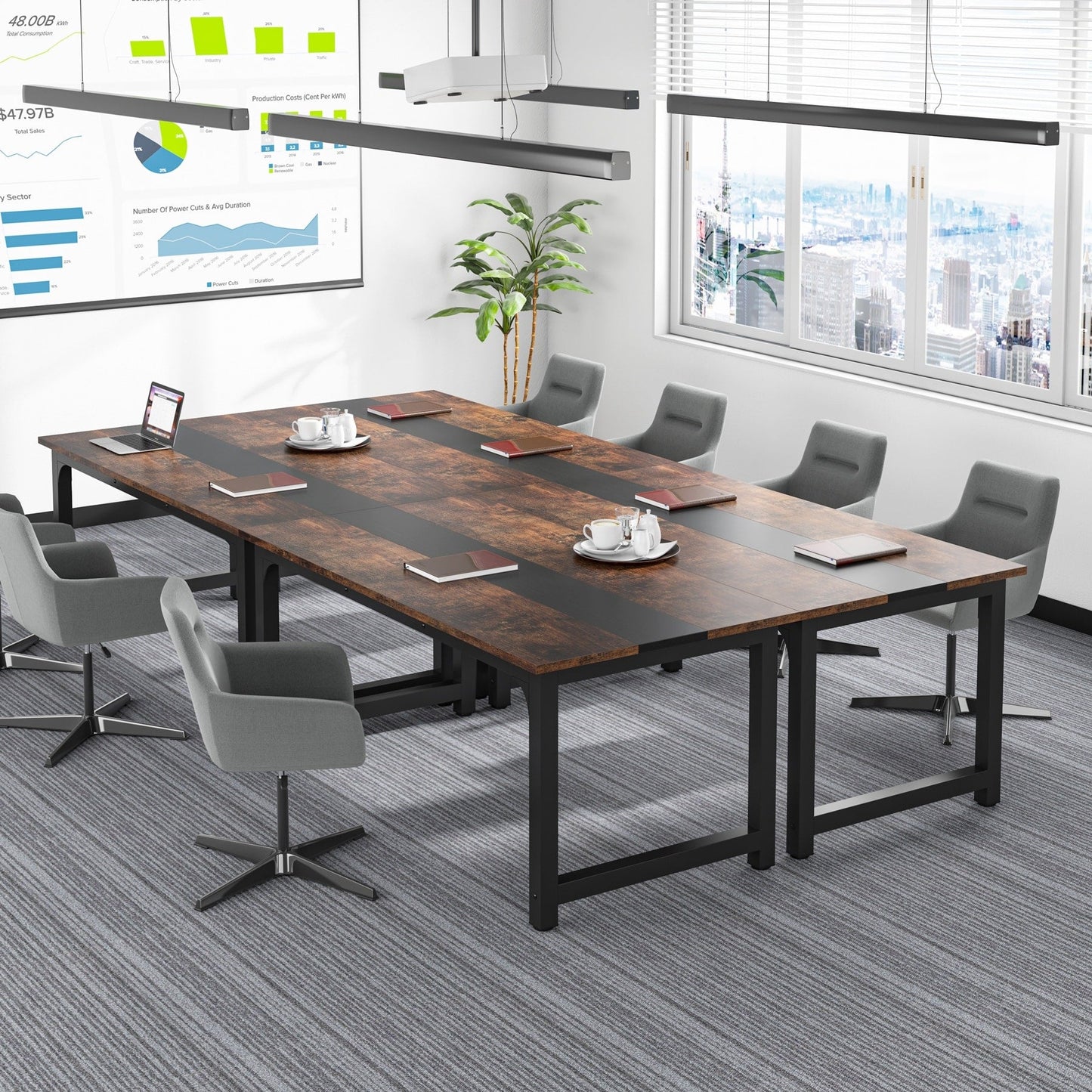 63 Bureau d'ordinateur moderne pour le bureau à domicile