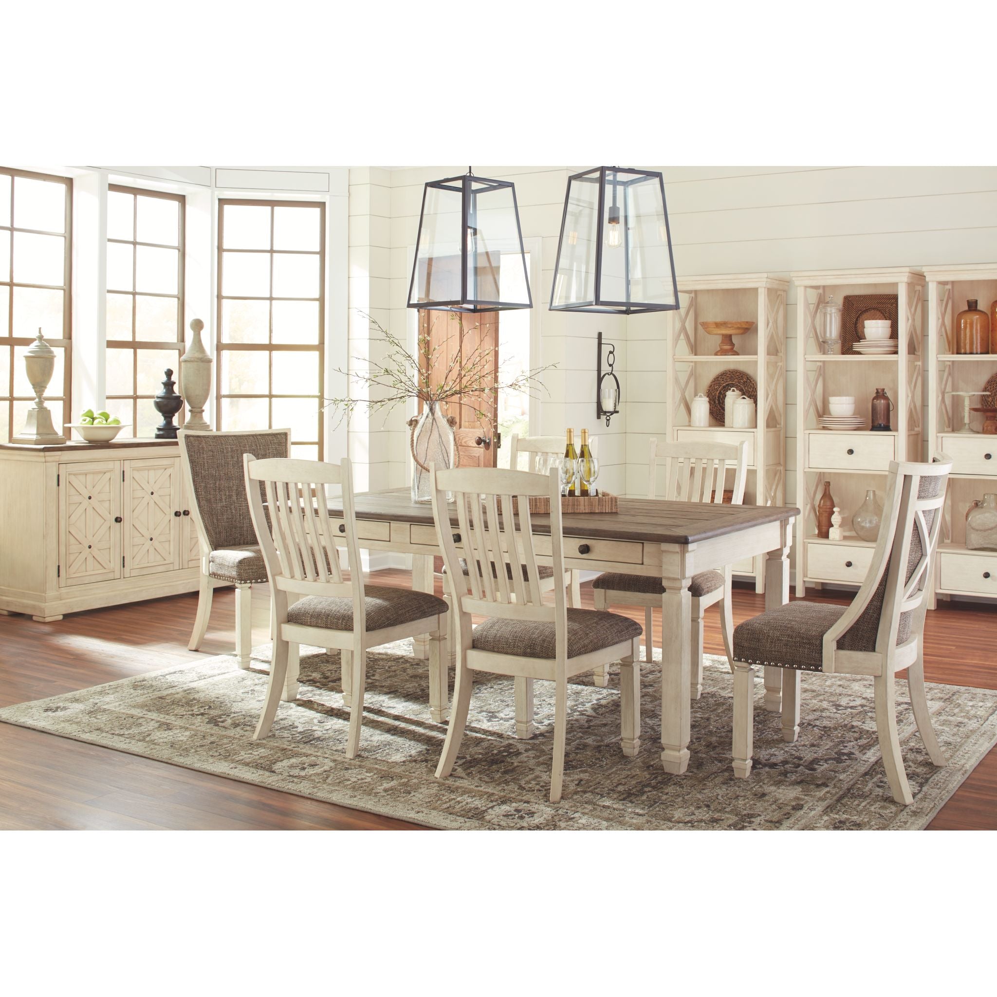 Chaise d'appoint Bolanburg - Bicolore - (D647-02)