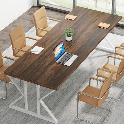 Bureau exécutif de 70,8 pouces, grand poste de travail informatique