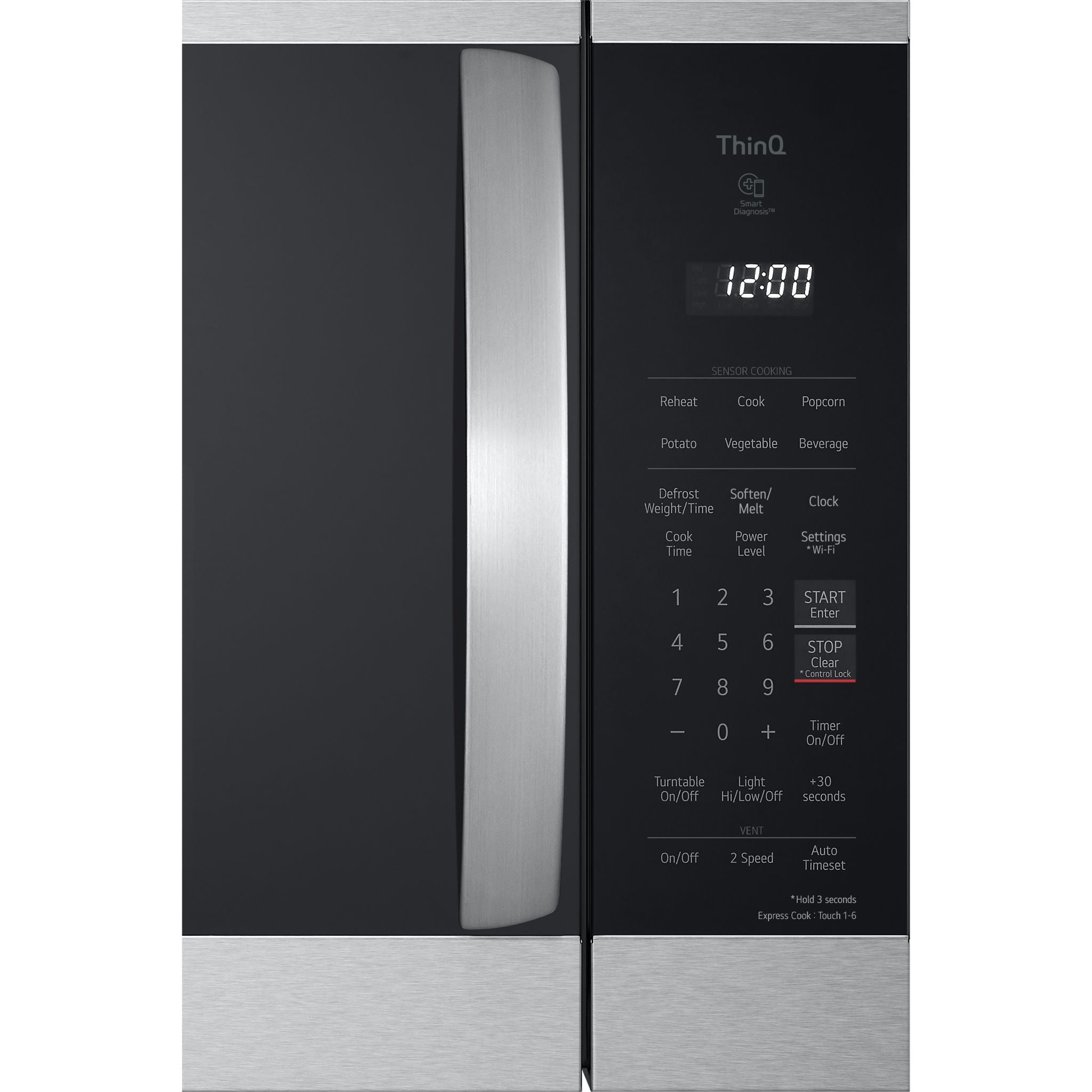 Micro-ondes LG OTR (MVEL2125F) - Acier inoxydable