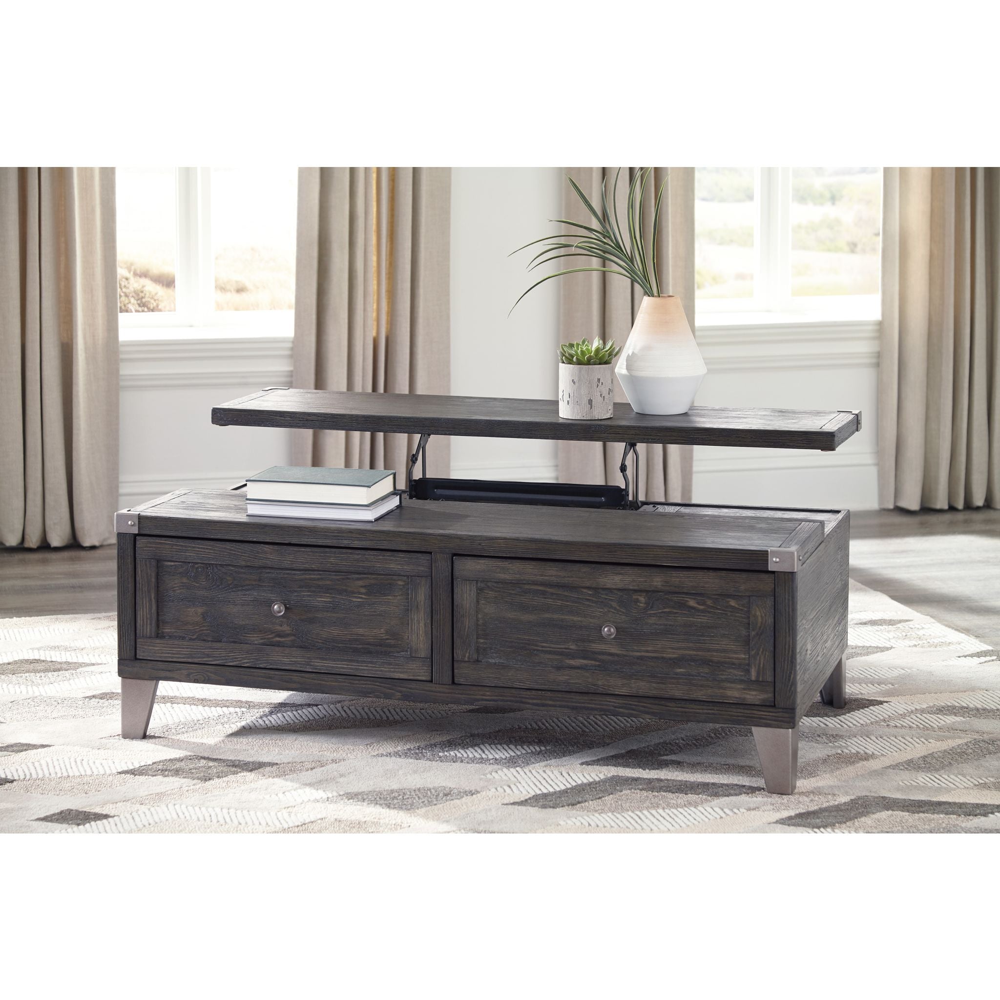 Table basse Todoe - Gris foncé
