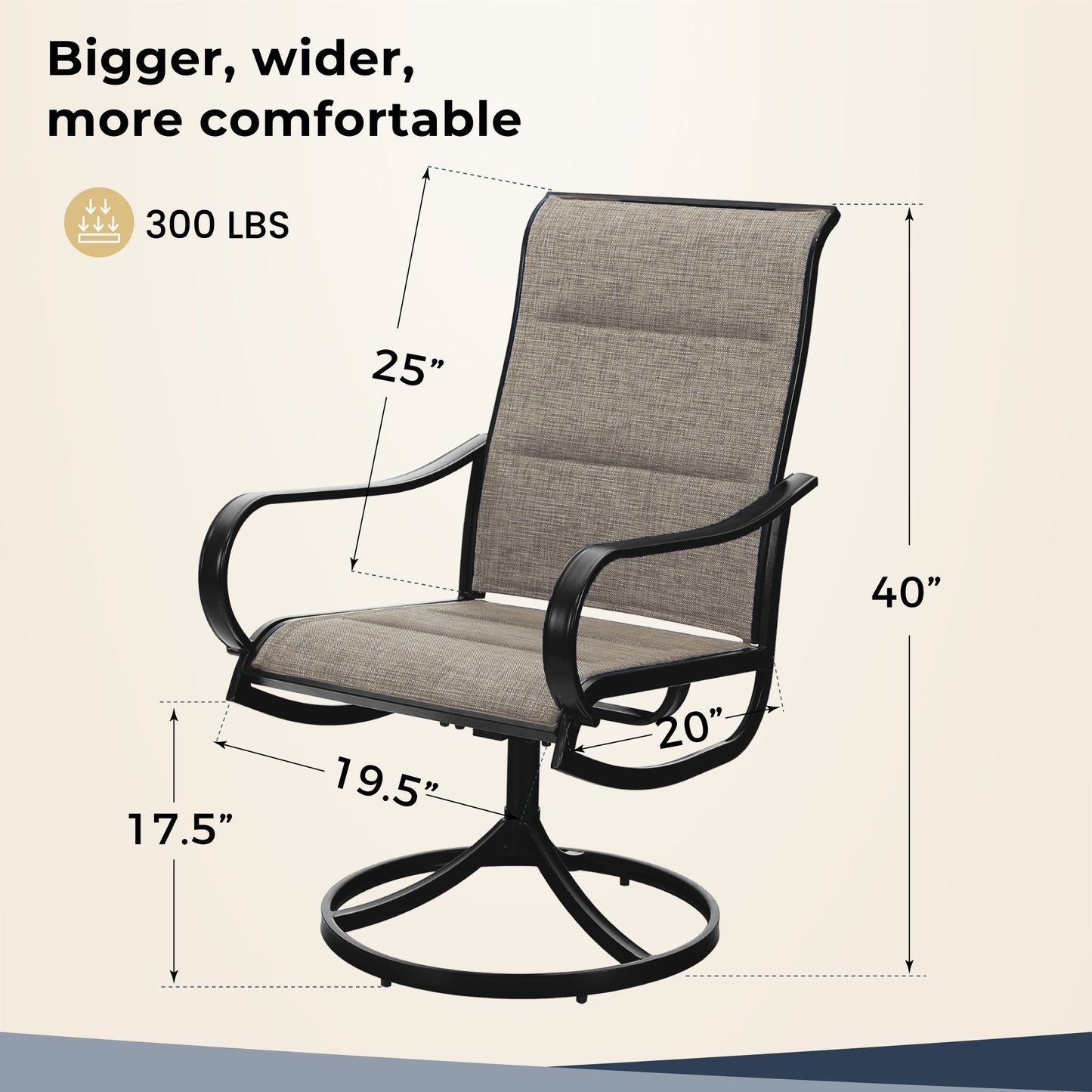 MAISON ARTS 8 PCS Patio Dining Set with 13ft Patio Umbrella