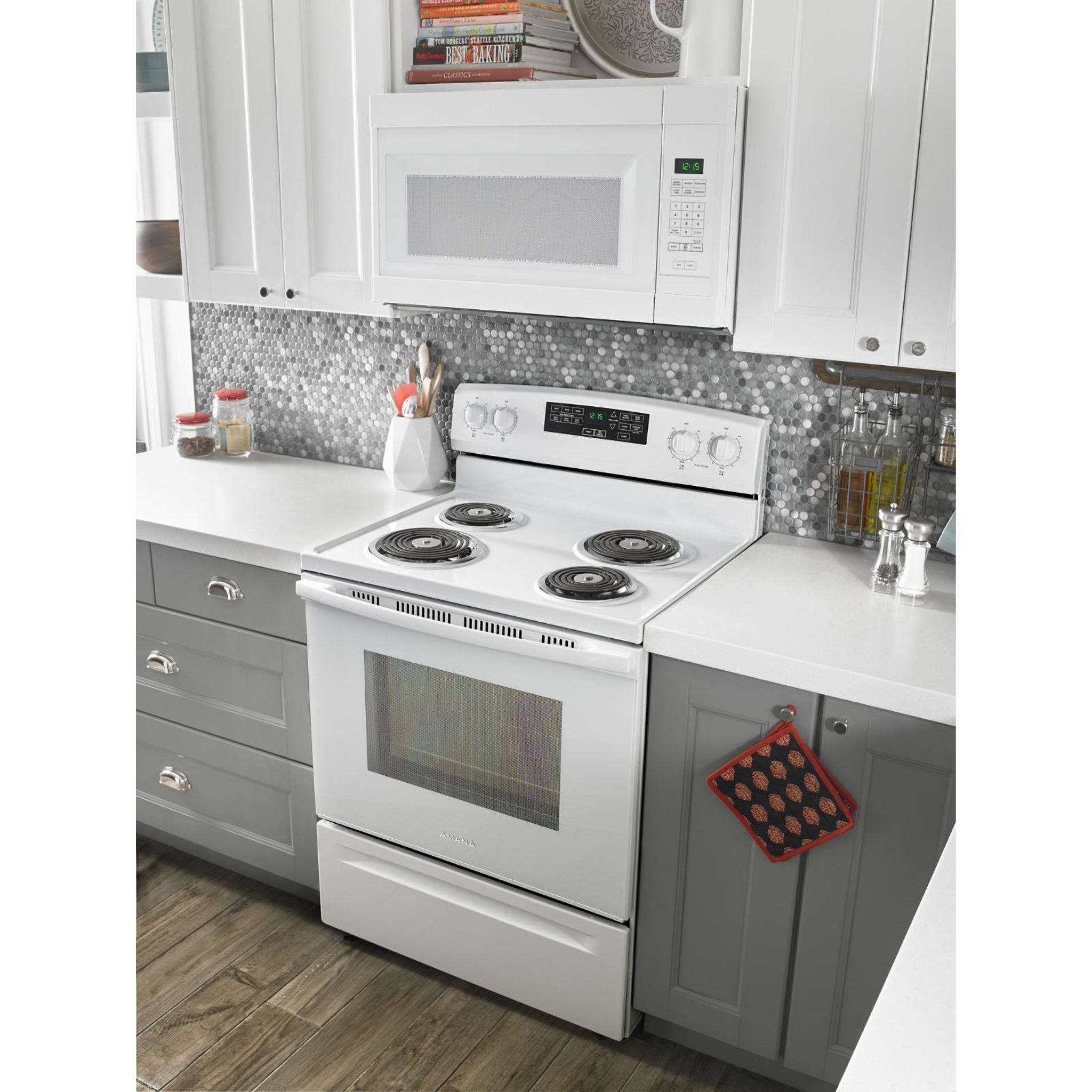 Cuisinière autonettoyante Amana (YACR4503SFW) - Blanc