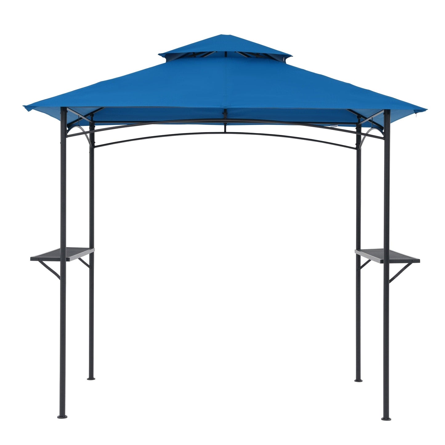 8' x 5' Outdoor Rainproof Grill Gazebo With Double Layer Vented Design