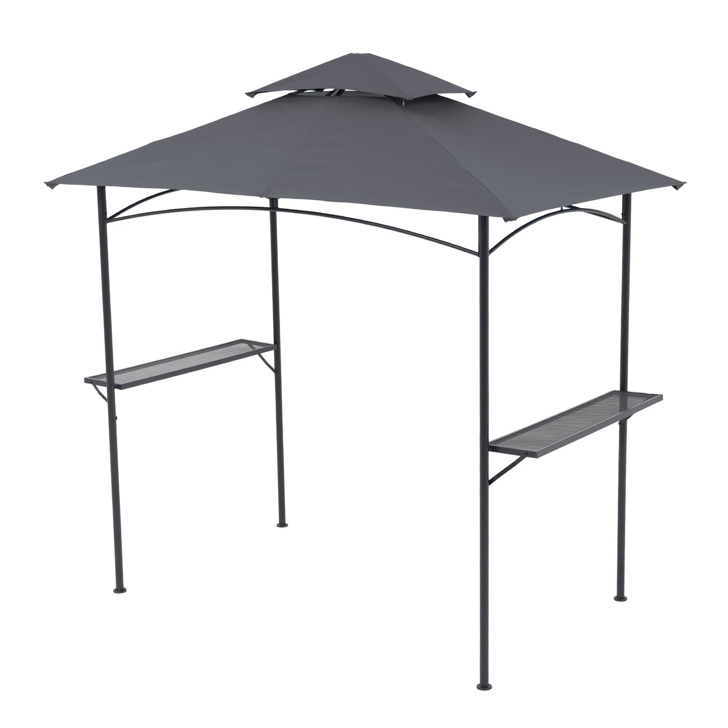 8' x 5' Outdoor Rainproof Grill Gazebo With Double Layer Vented Design